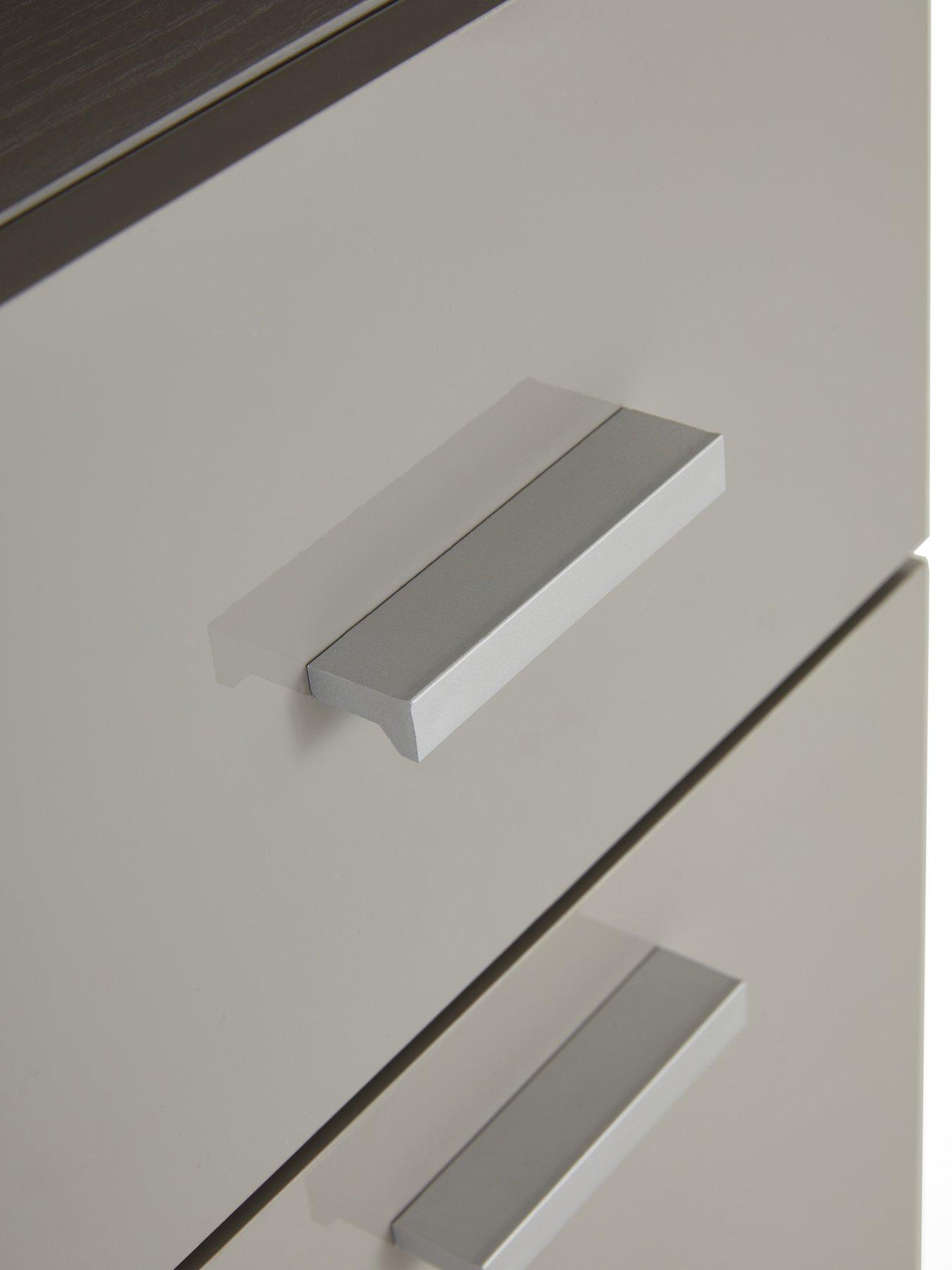 Image 5 of 7 of Very Home Rowan Gloss Tall Cabinet 2 Doors 1 Drawer - FSC&reg; Certified