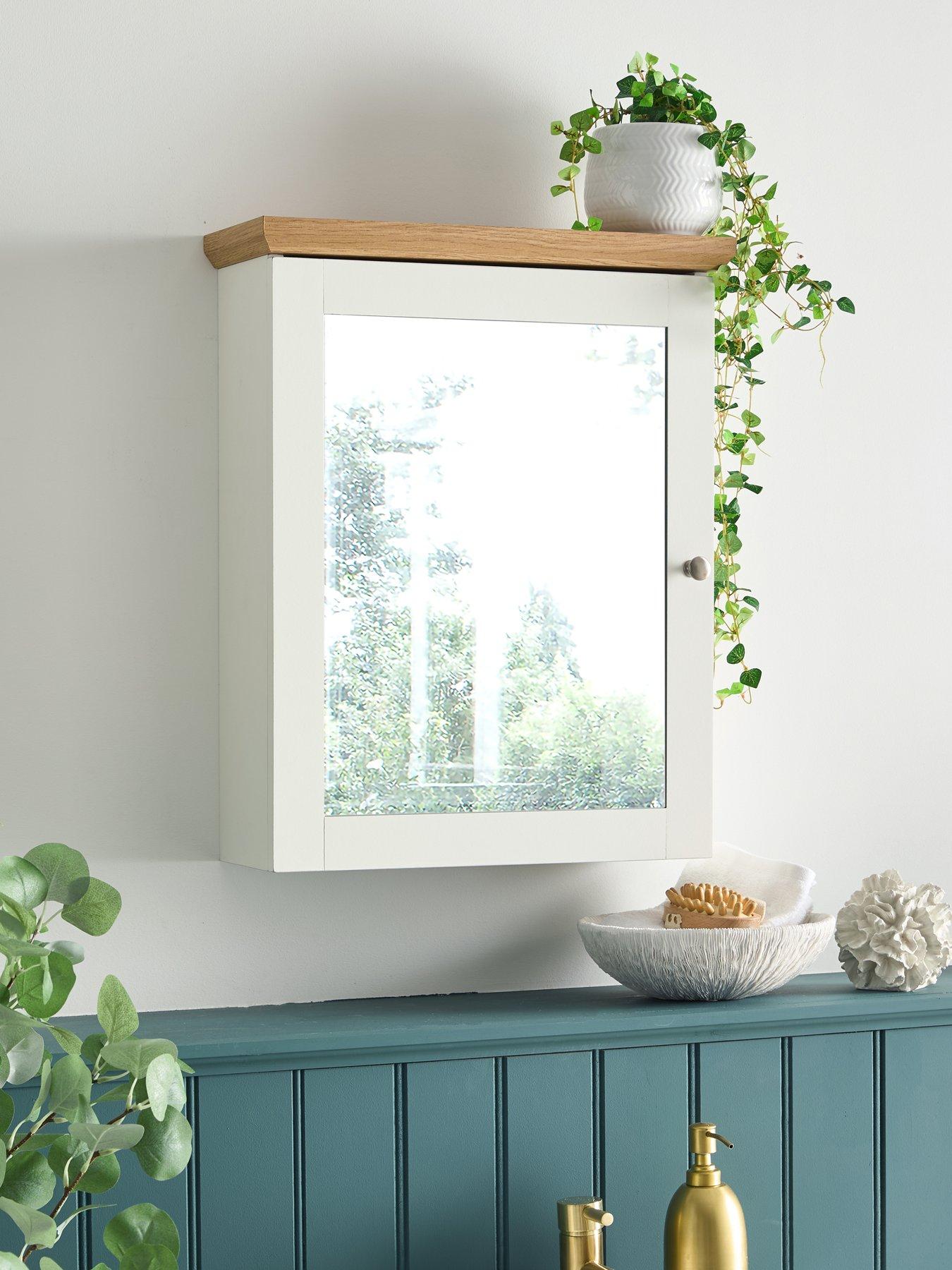 Very Home Amigo 1 Door Mirrored Wall Cabinet - FSC® Certified