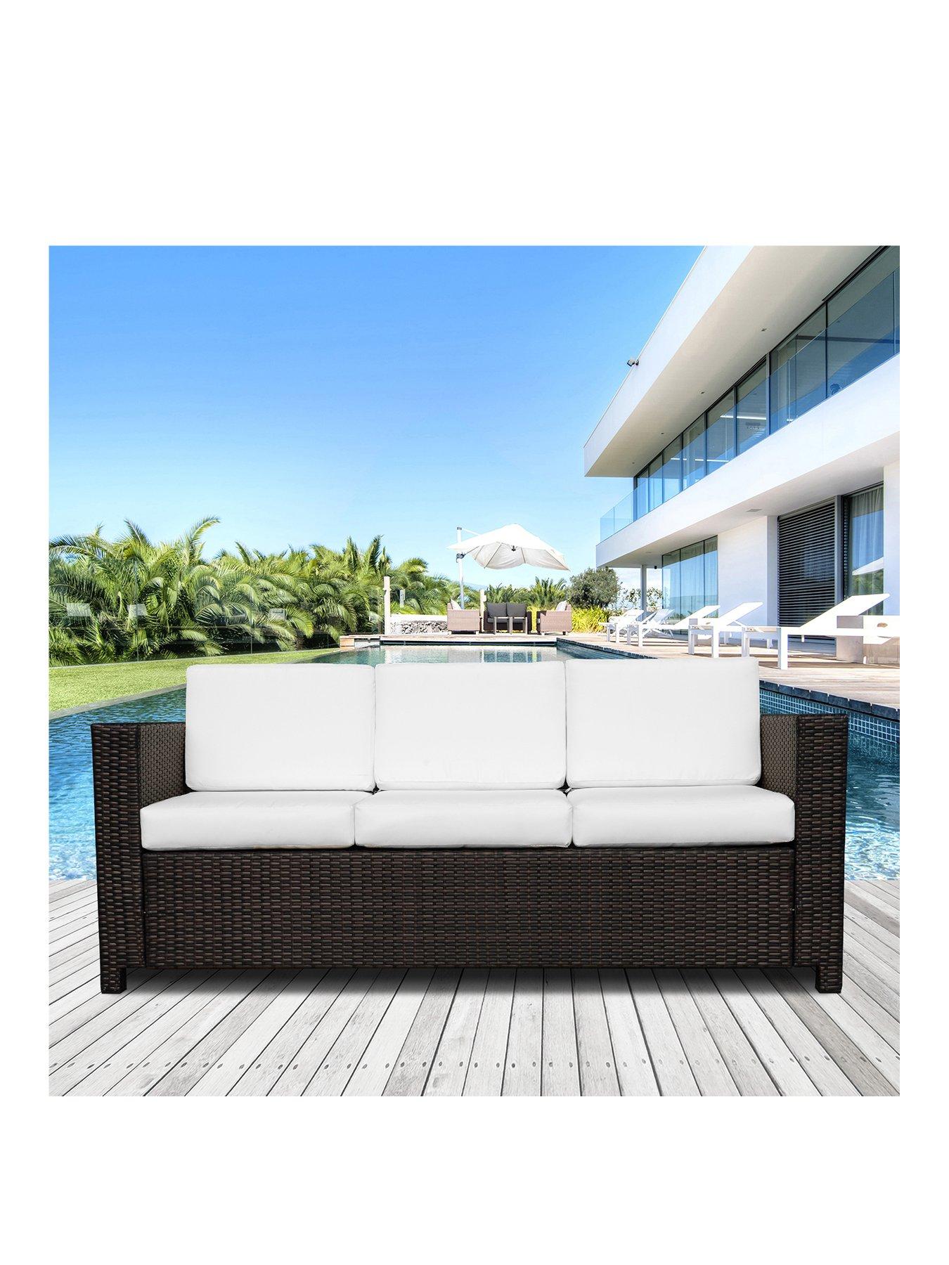 outsunny-3-seater-rattan-sofa-with-cushion-brown