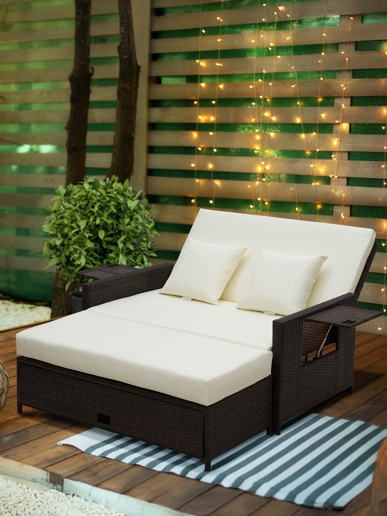 outsunny-outsunny-2-seater-assembled-garden-patio-outdoor-rattan-furniture-sofa-sun-lounger-daybed-brown