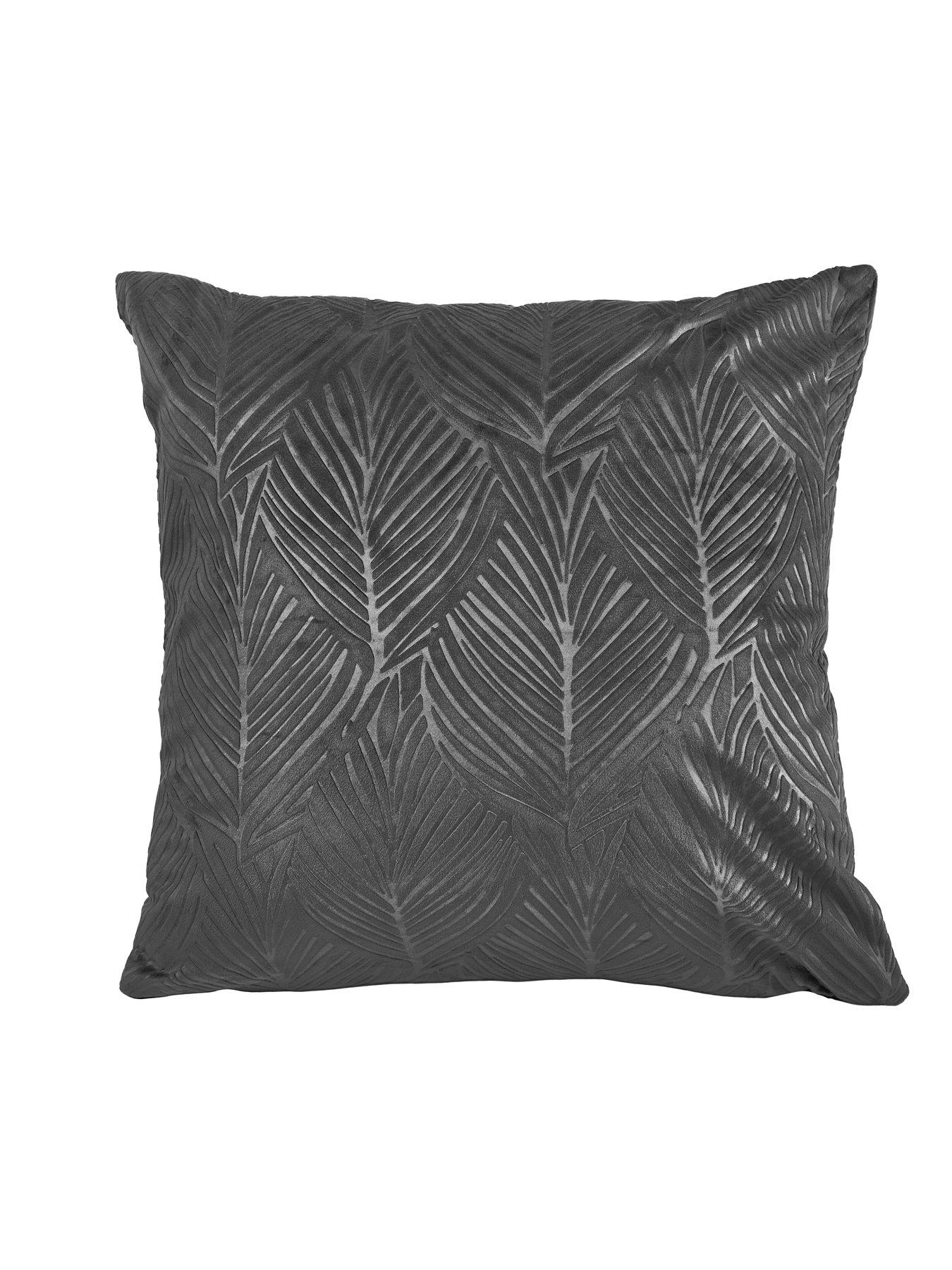 the-very-collection-leaf-embossed-velvet-filled-cushion-pair-43x43cm