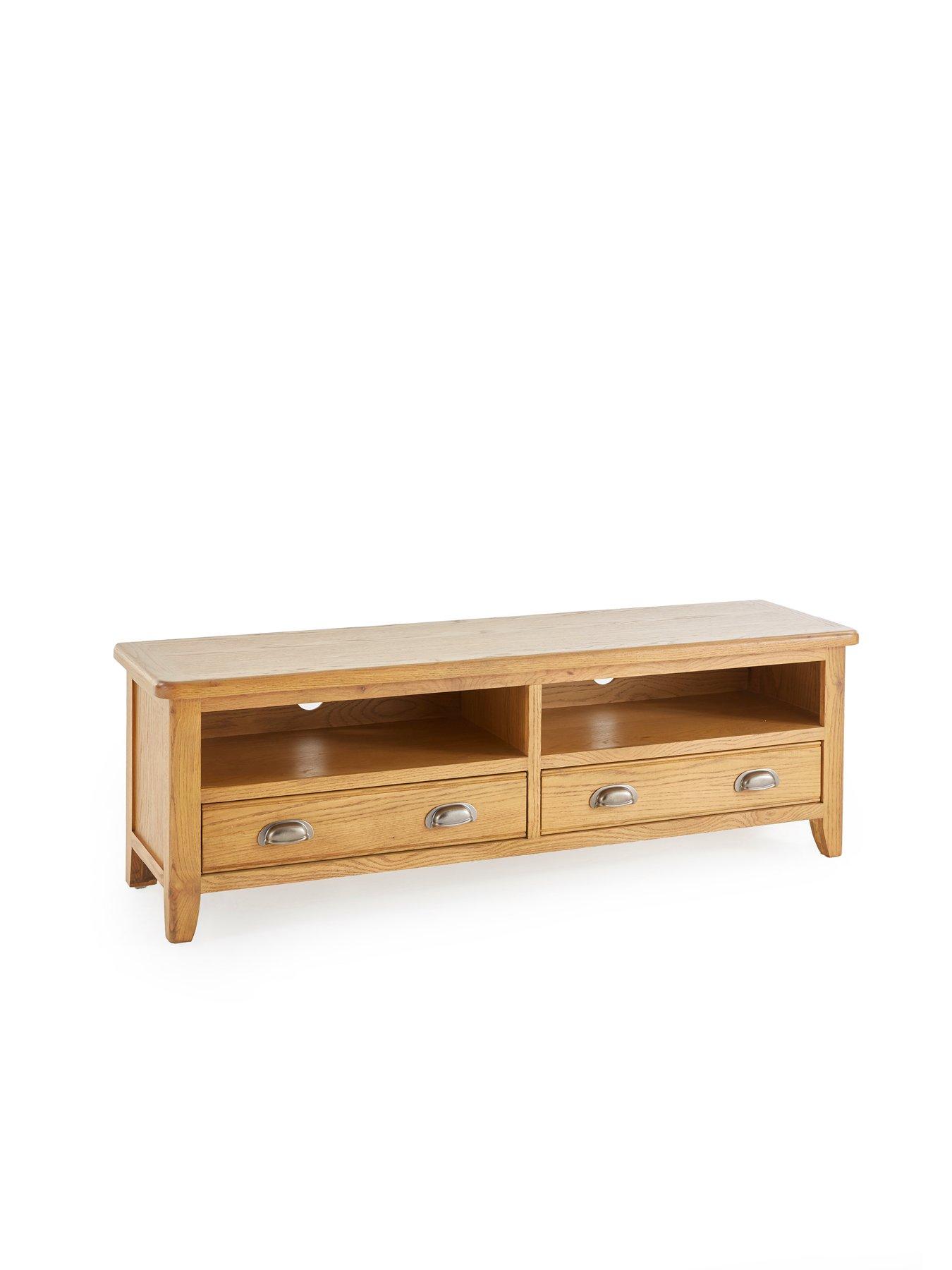Image 3 of 7 of Very Home Woodland Large TV Unit - Oak - fits up&nbsp;to&nbsp;55 inch TV&nbsp;