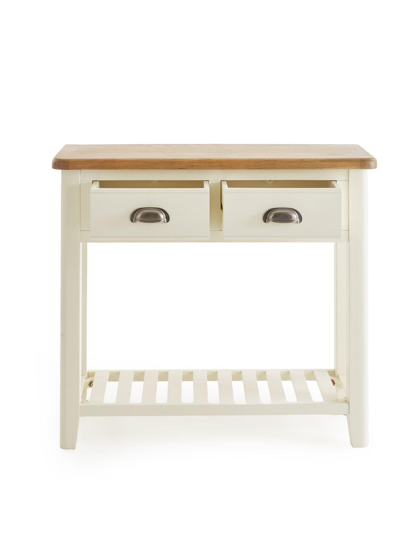 Image 4 of 7 of Very Home Woodland&nbsp;Console Table - White/Oak