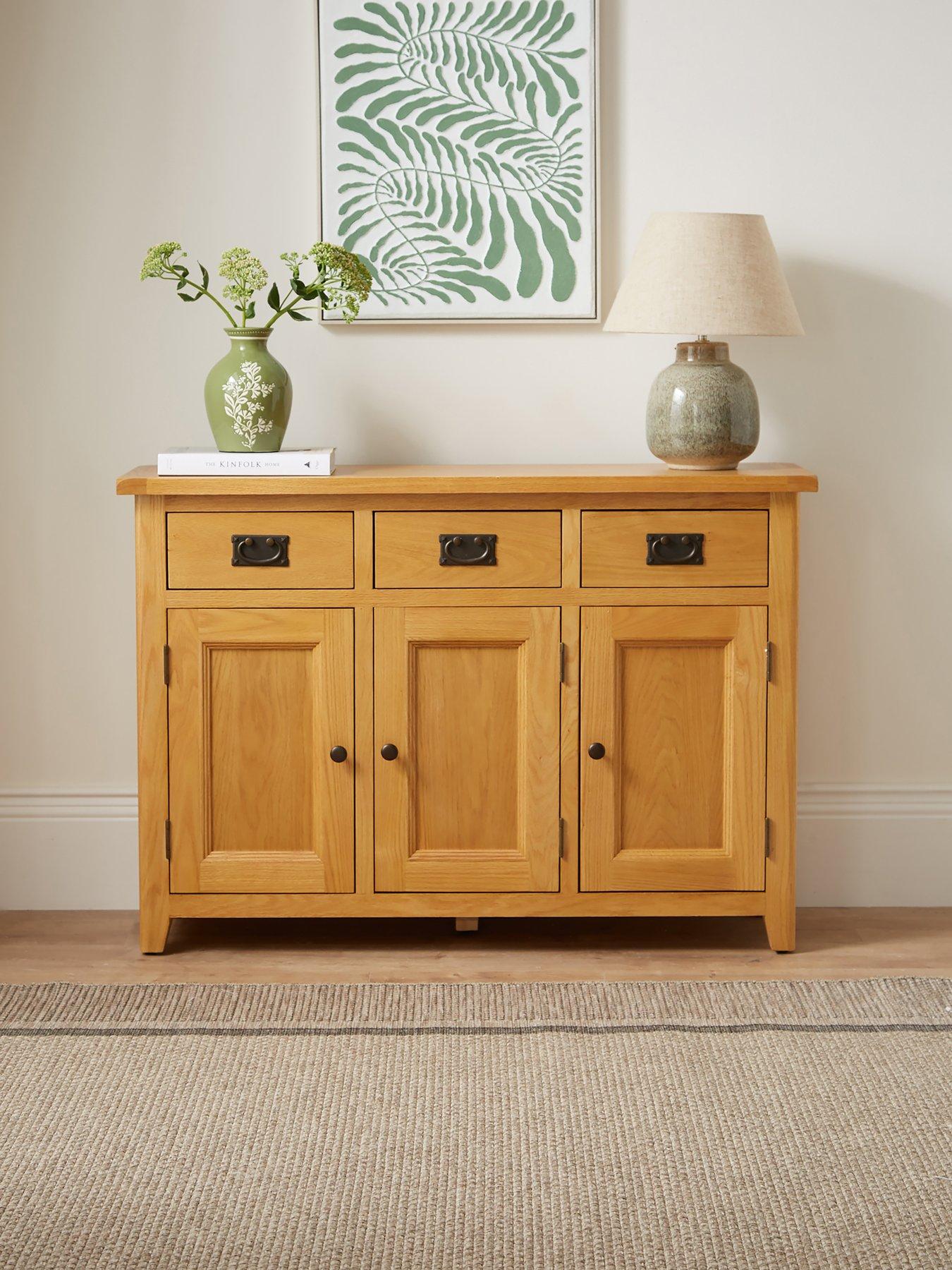 Very Home Oakland Ready Assembled Large 3 Door Sideboard