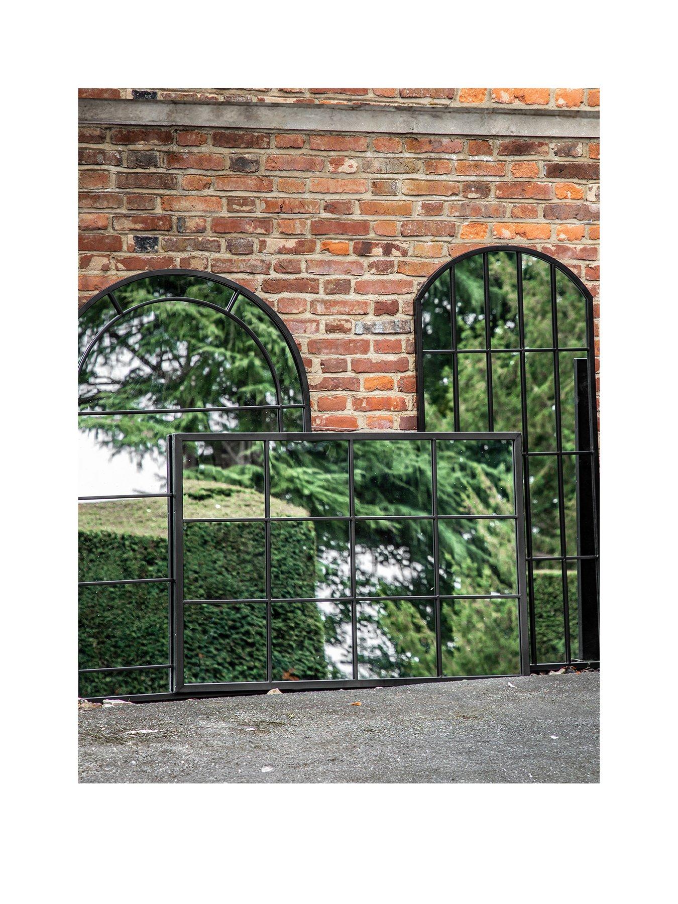 Image 3 of 5 of Gallery Direct Darland Outdoor Mirror Black 1200x800mm