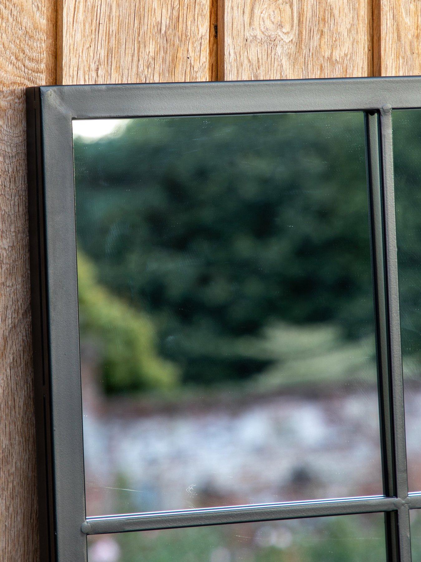 Image 4 of 5 of Gallery Direct Darland Outdoor Mirror Black 1200x800mm