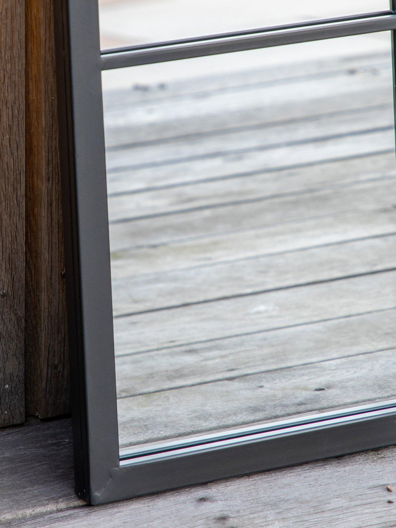 Image 5 of 5 of Gallery Direct Darland Outdoor Mirror Black 1200x800mm