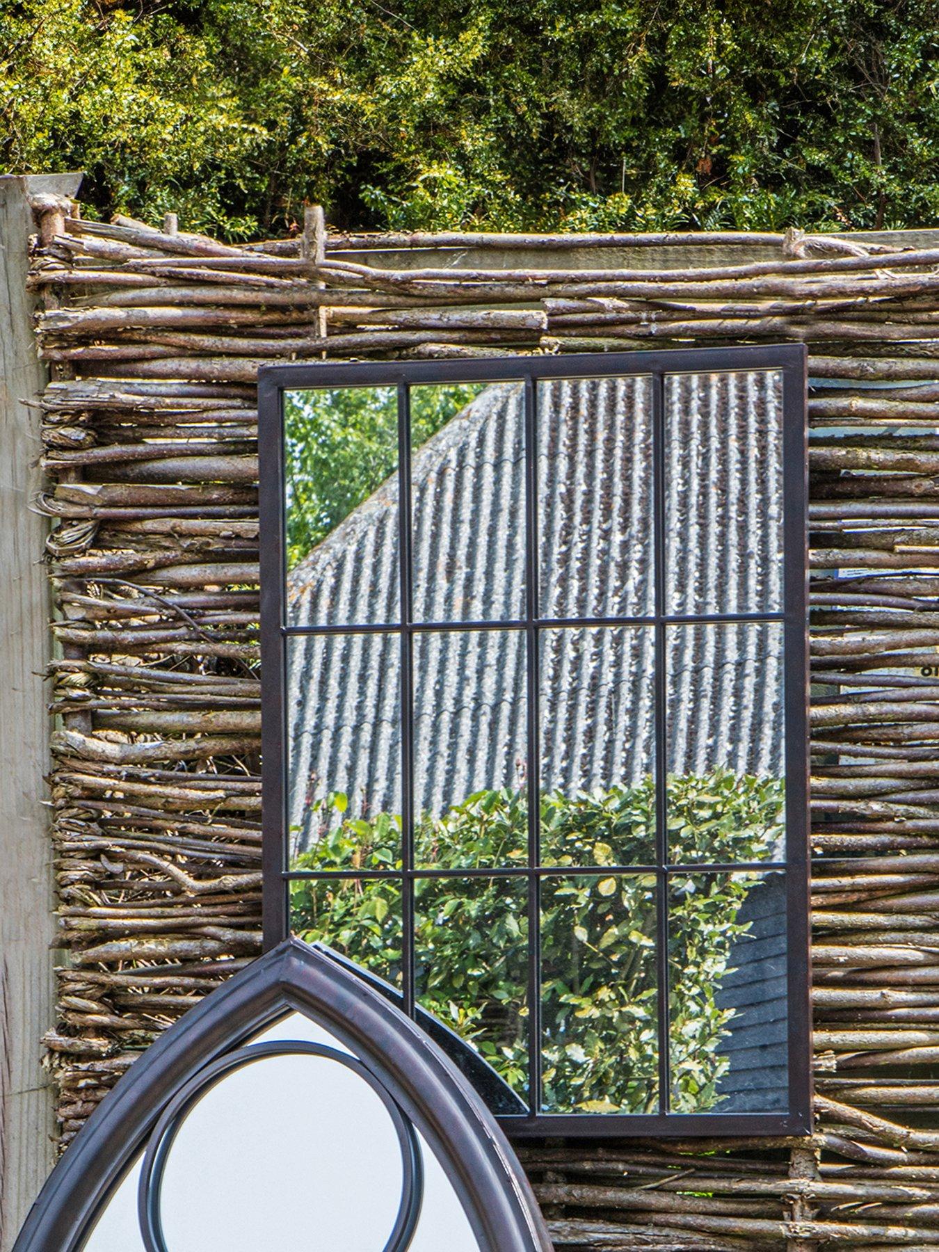 undefined Zanetti Outdoor Mirror Noir 500x25x700mm