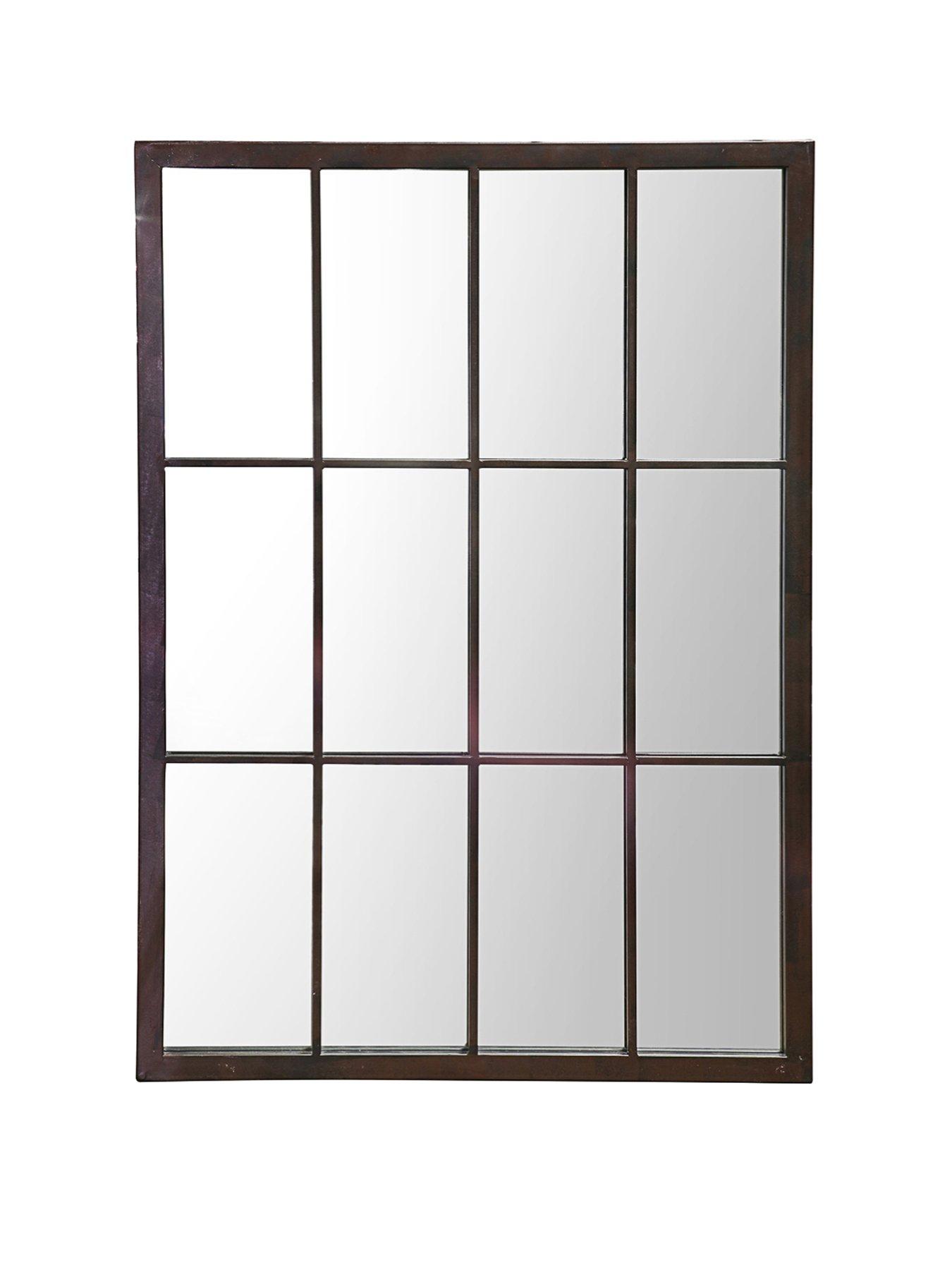 Image 2 of 3 of Gallery Direct Zanetti Outdoor Mirror Noir 500x25x700mm