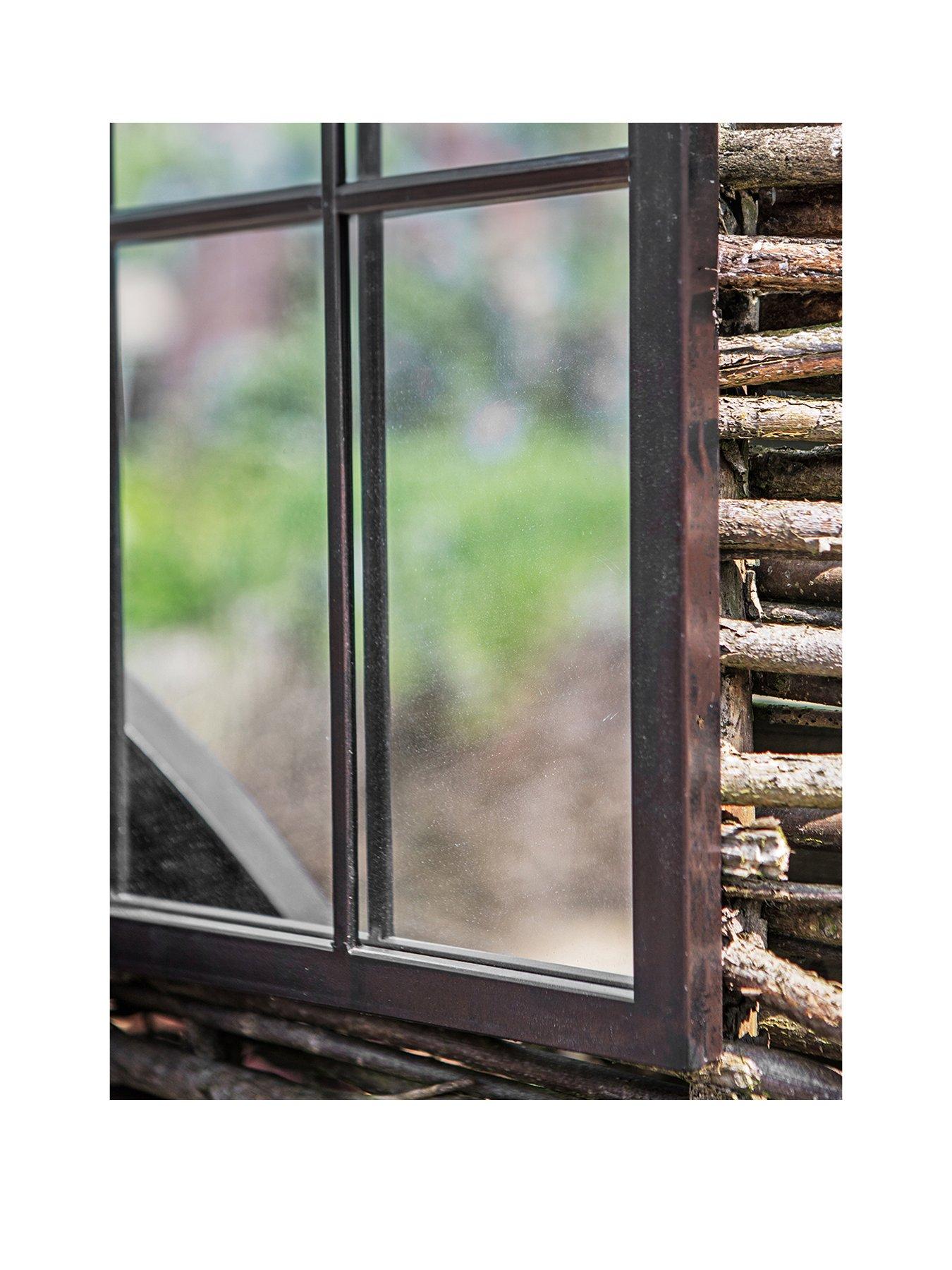 Image 3 of 3 of Gallery Direct Zanetti Outdoor Mirror Noir 500x25x700mm