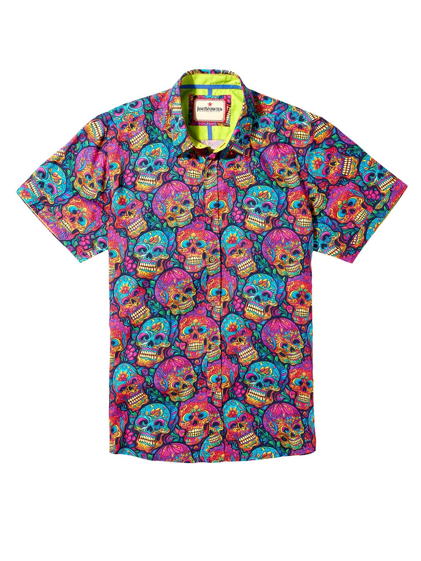 Image 6 of 6 of Joe Browns Sensational Skull Short Sleeve Shirt - Multi