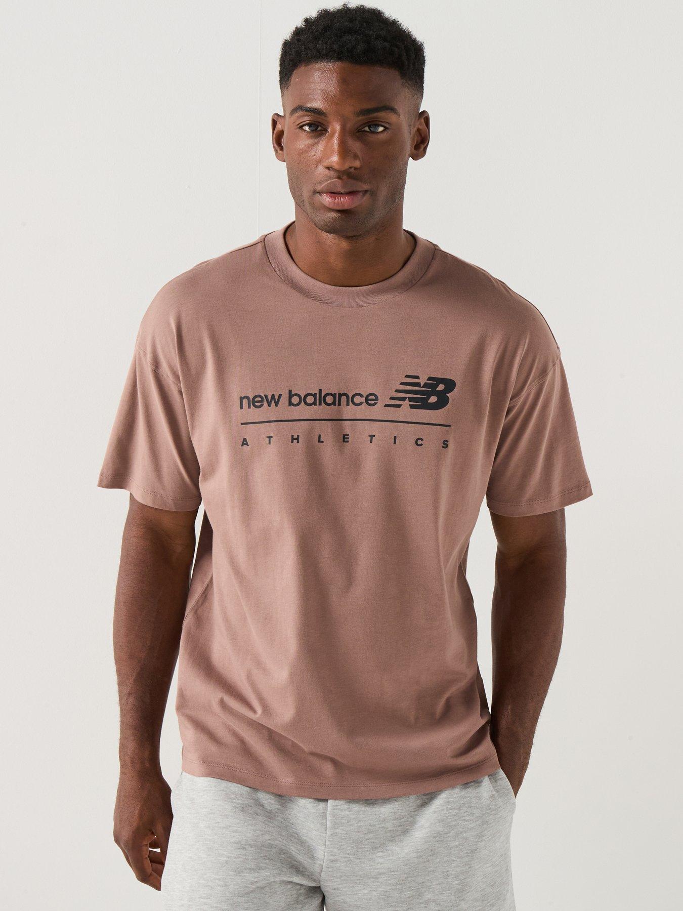 undefined Mens Linear Graphic Tshirt - Khaki
