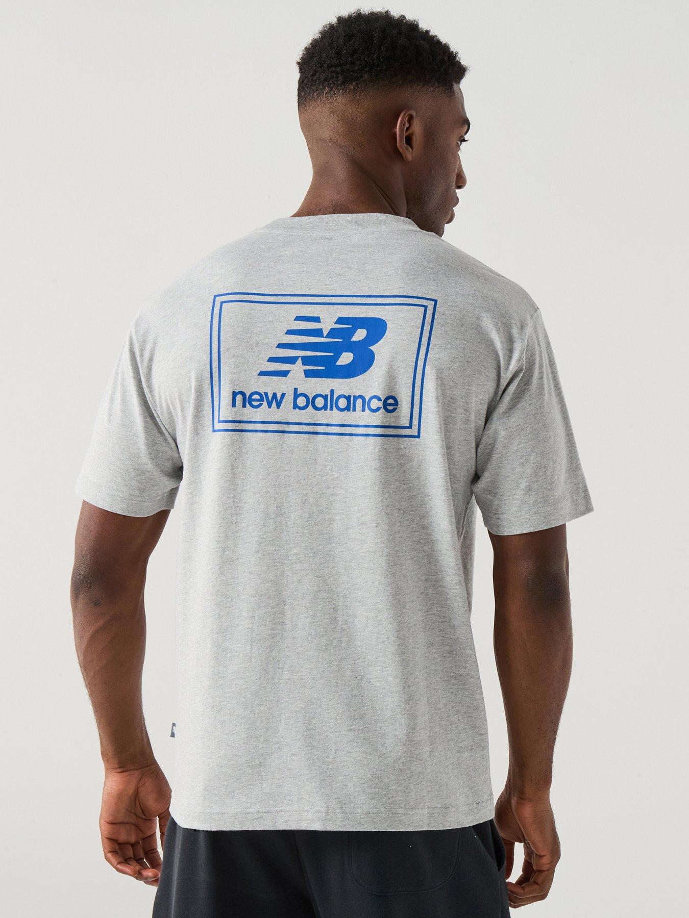 undefined Mens Woven Label T-Shirt - Grey