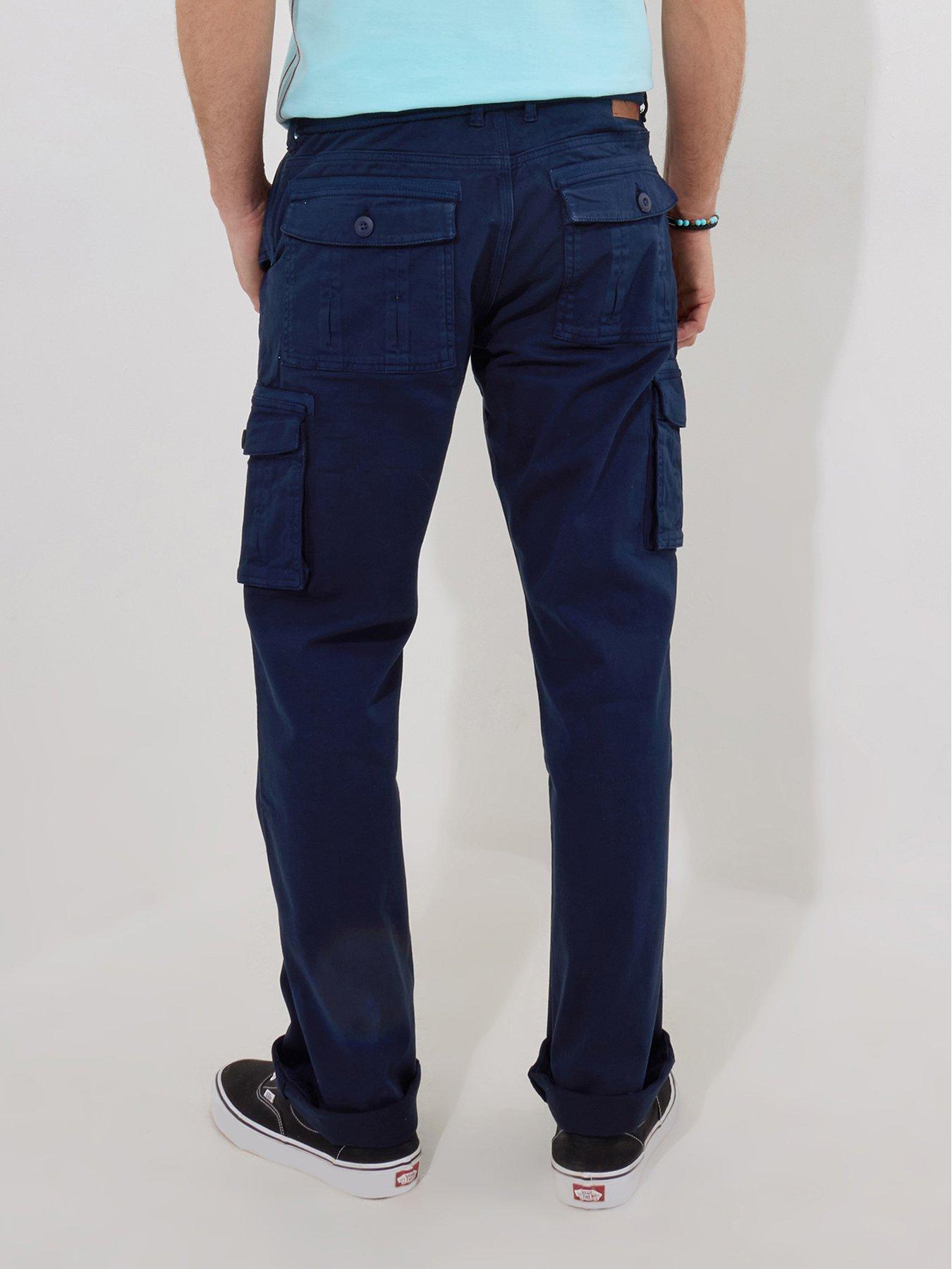 Image 2 of 5 of Joe Browns Hit The Action Cargo Pants - Navy