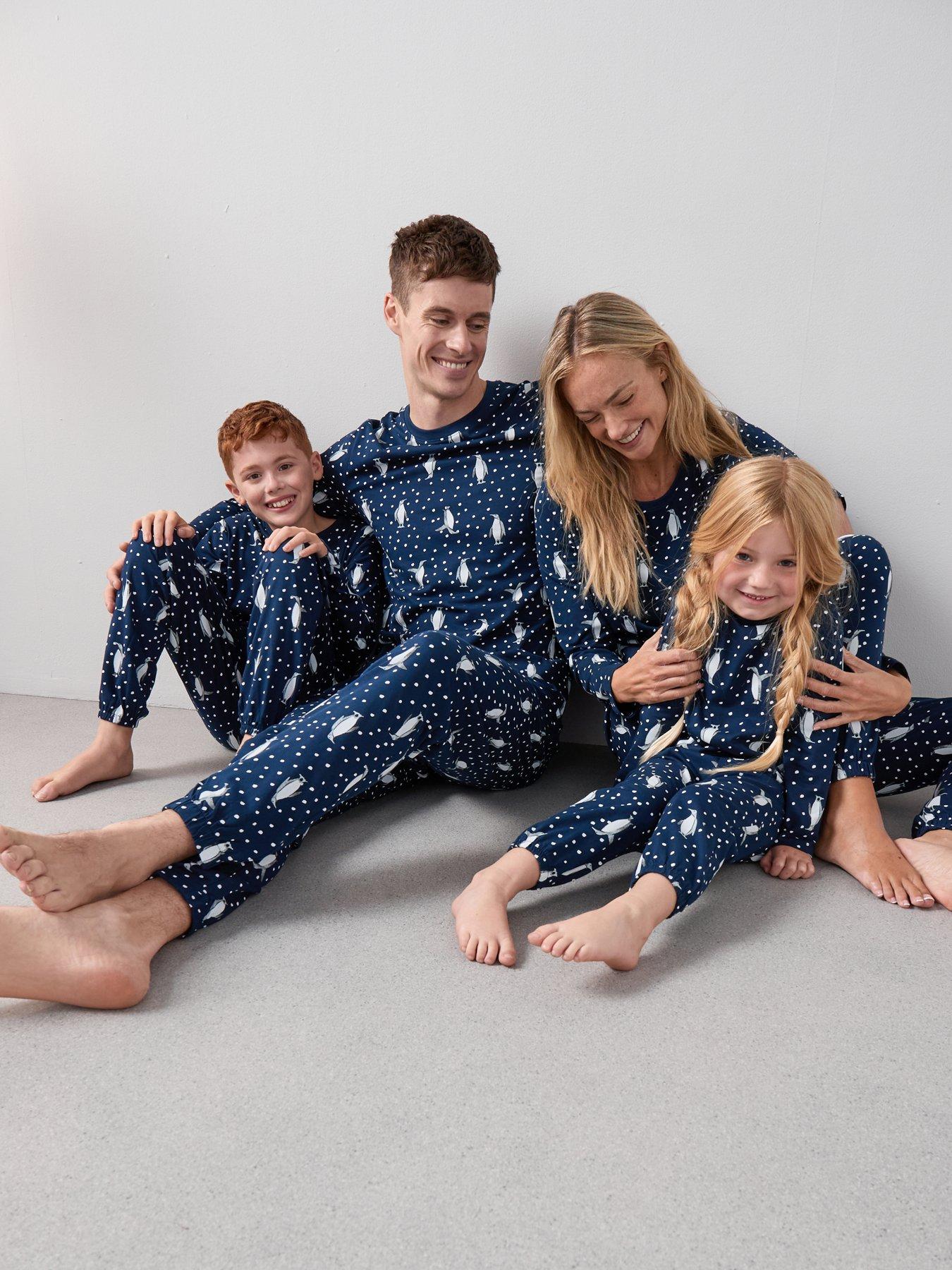 undefined Kids Family Christmas Pj Character Henley Set - Multi