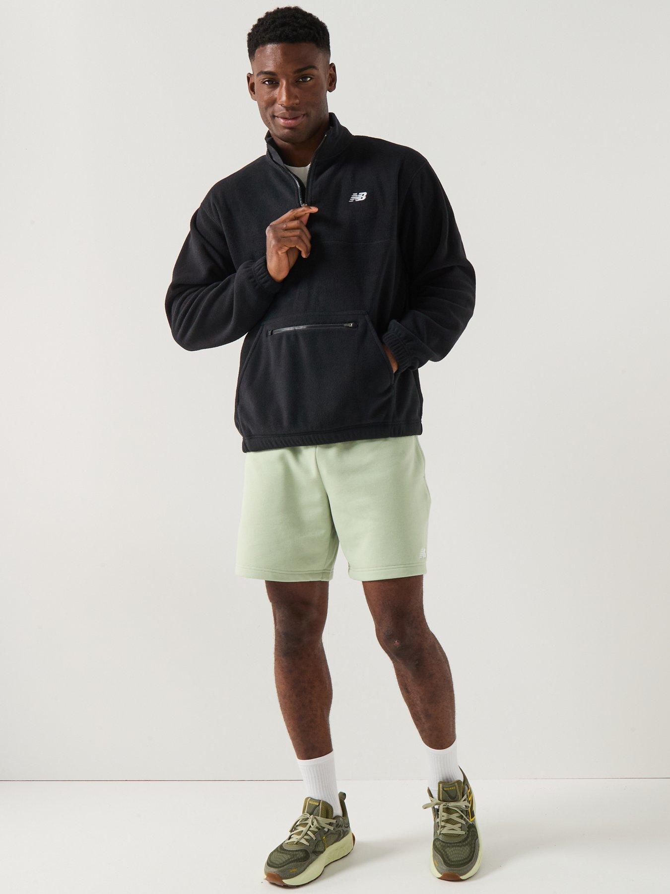  image of new-balance-mens-polar-fleece-12-zip-black