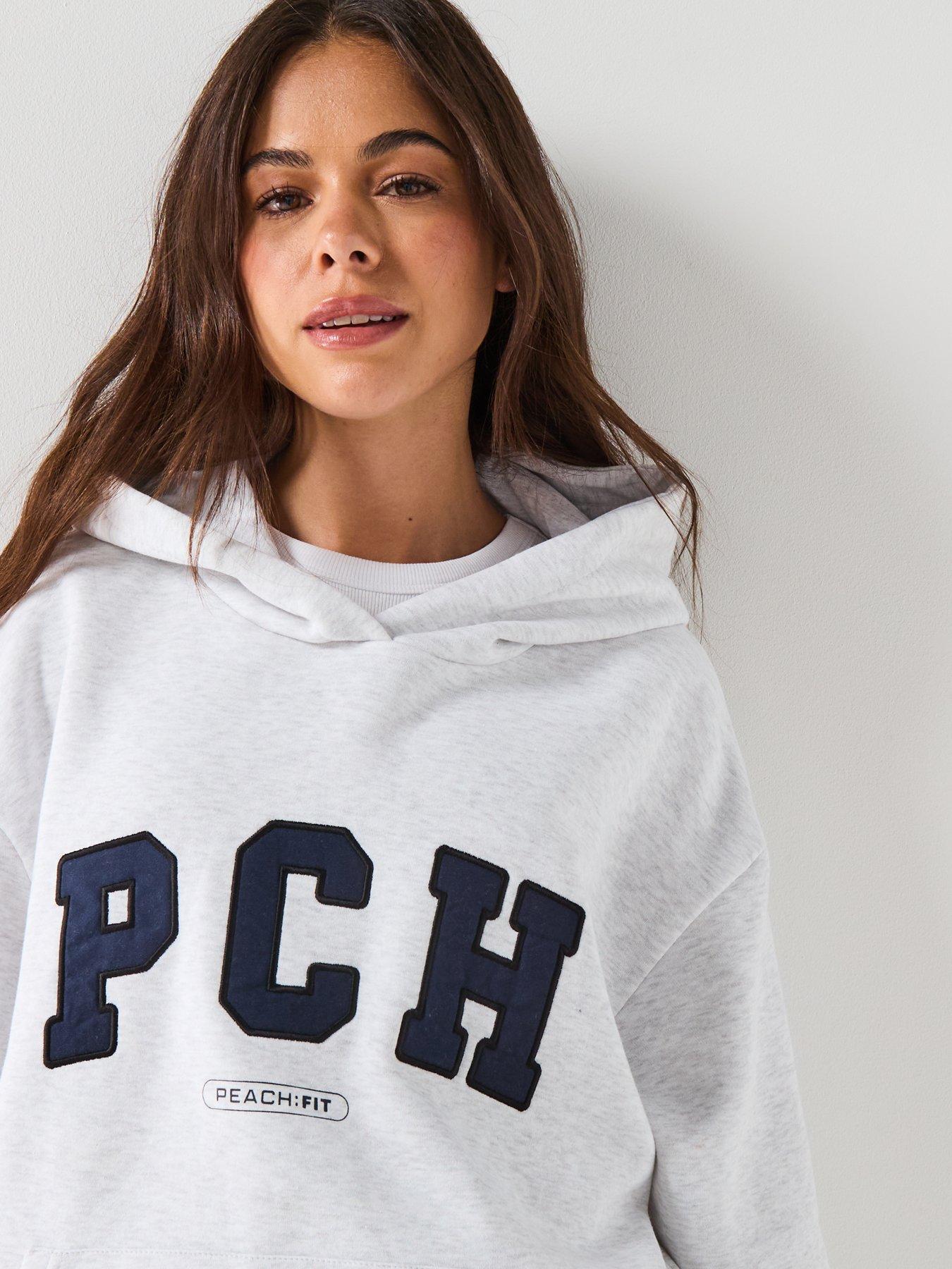Image 4 of 6 of Peach Fit Womens Ivy Hoodie - Grey