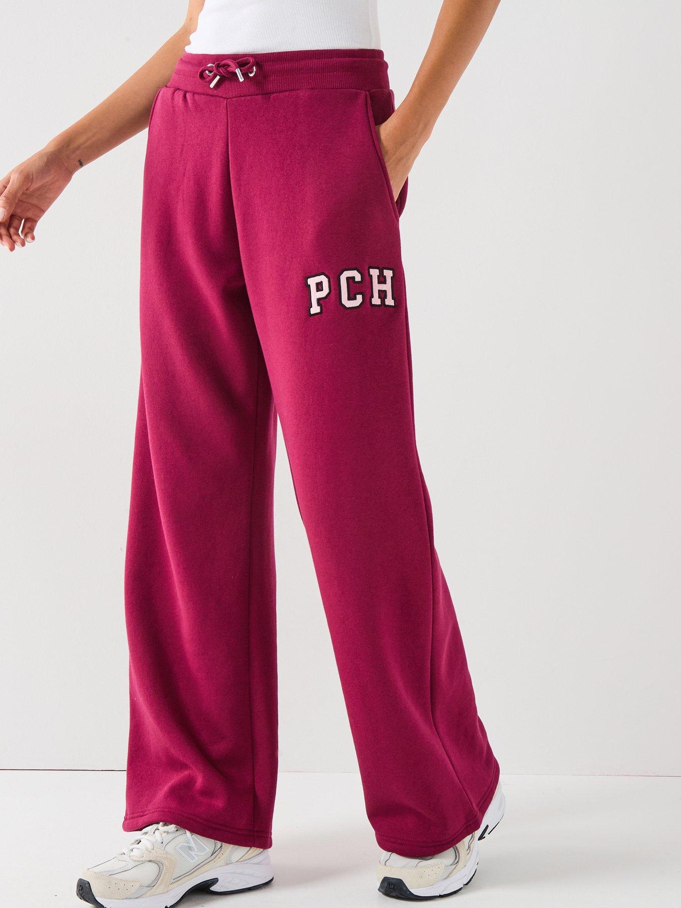 undefined Womens Ivy Straight Leg Jogger - Dark Red