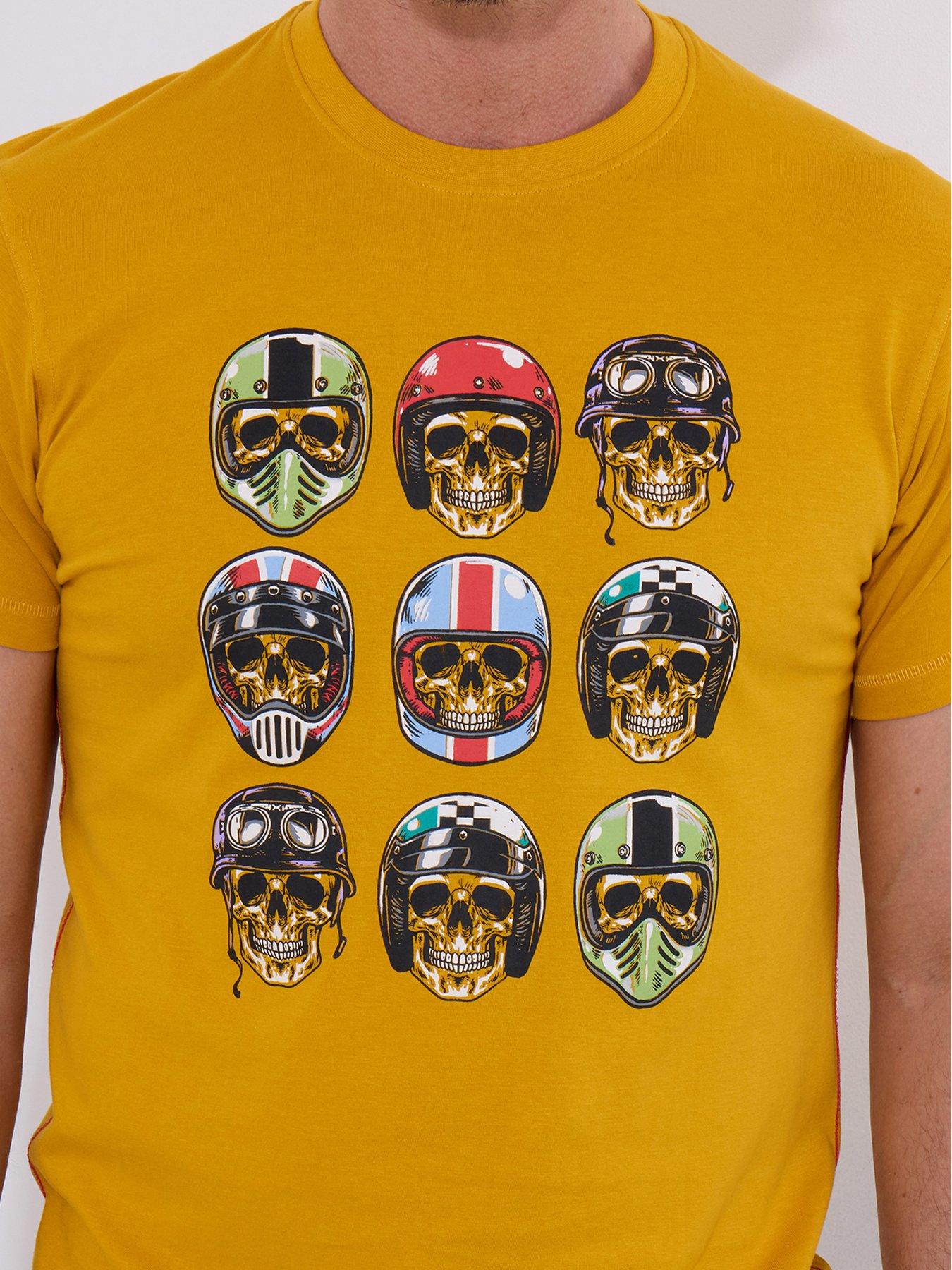  image of joe-browns-skull-art-t-shirt