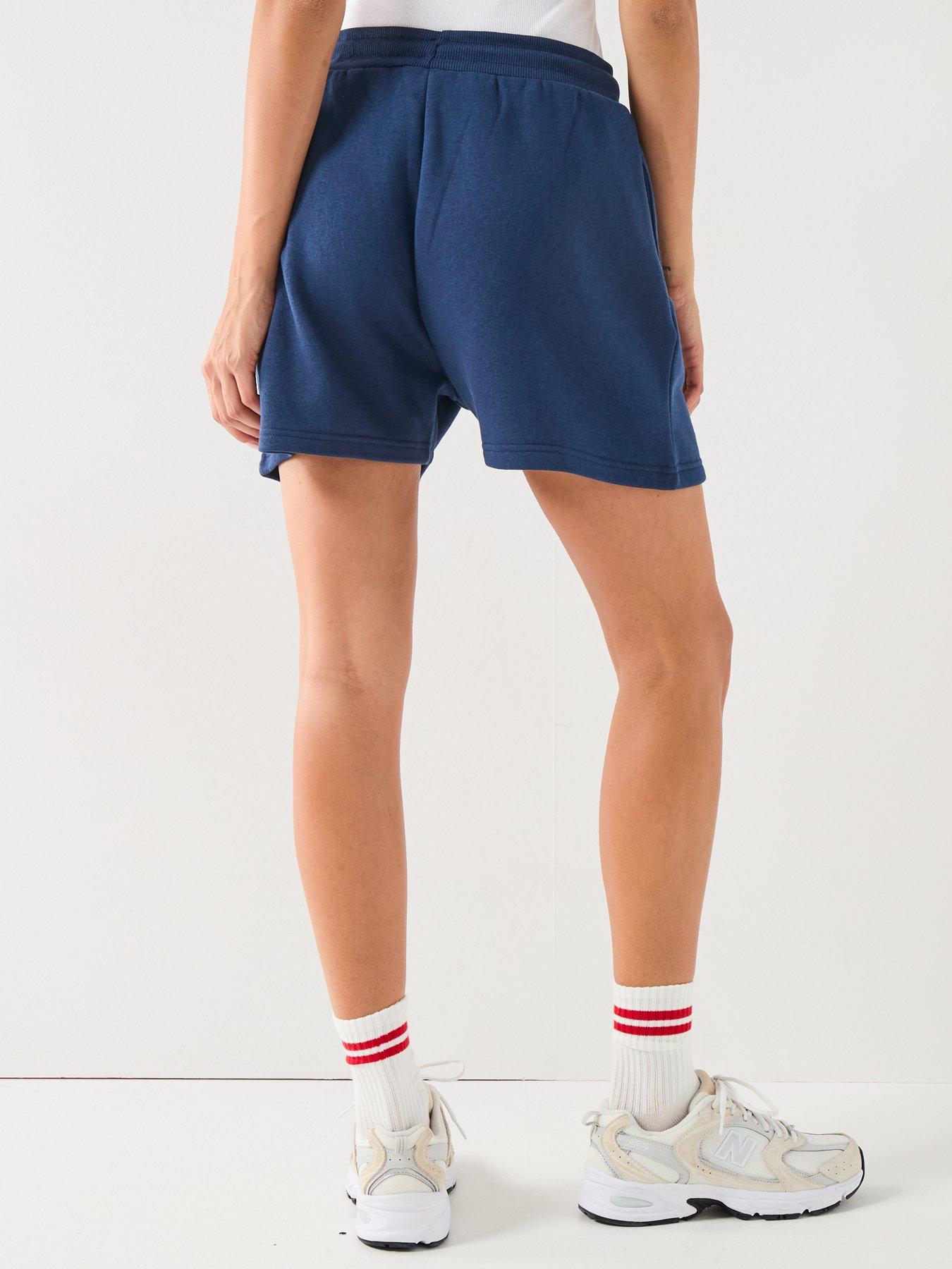 Image 2 of 5 of Peach Fit Womens Retro Shorts - Navy