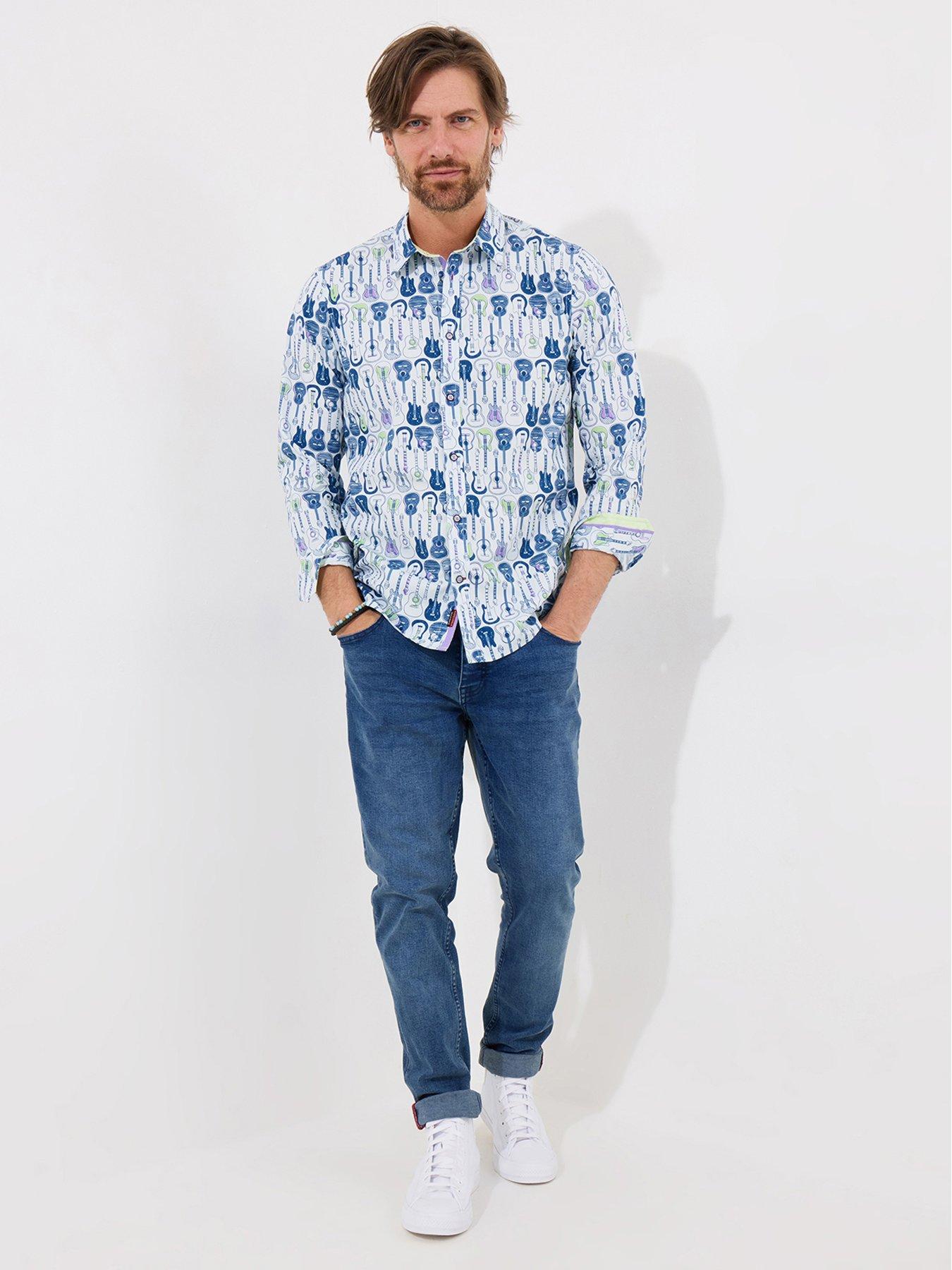  image of joe-browns-right-notes-long-sleeve-shirt