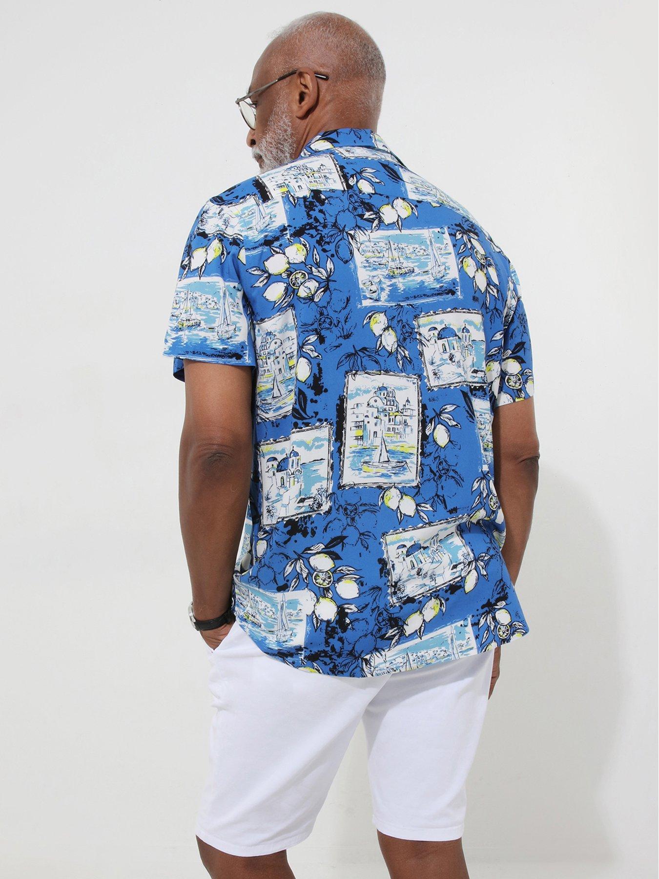  image of joe-browns-summer-in-santorini-short-sleeve-shirt