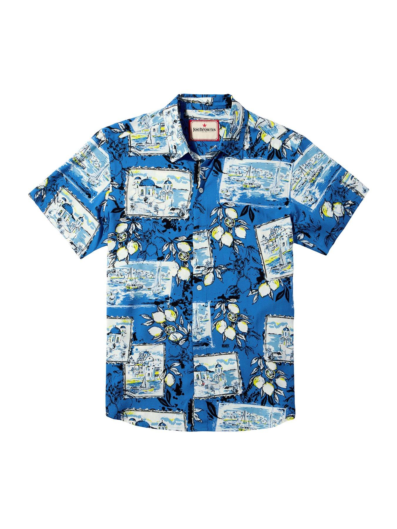  image of joe-browns-summer-in-santorini-short-sleeve-shirt