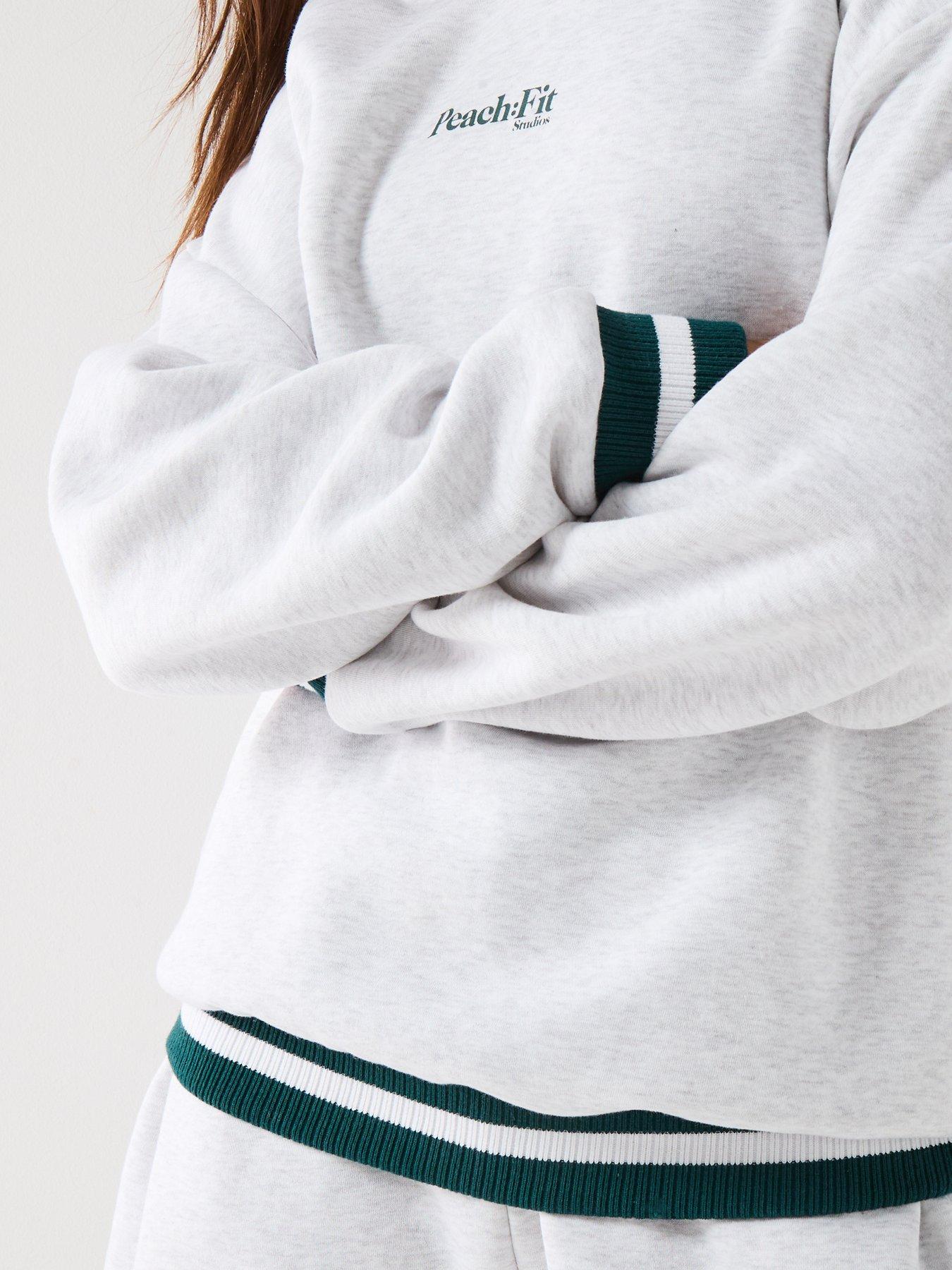 Image 5 of 6 of Peach Fit Womens Kamila Hoodie - Grey
