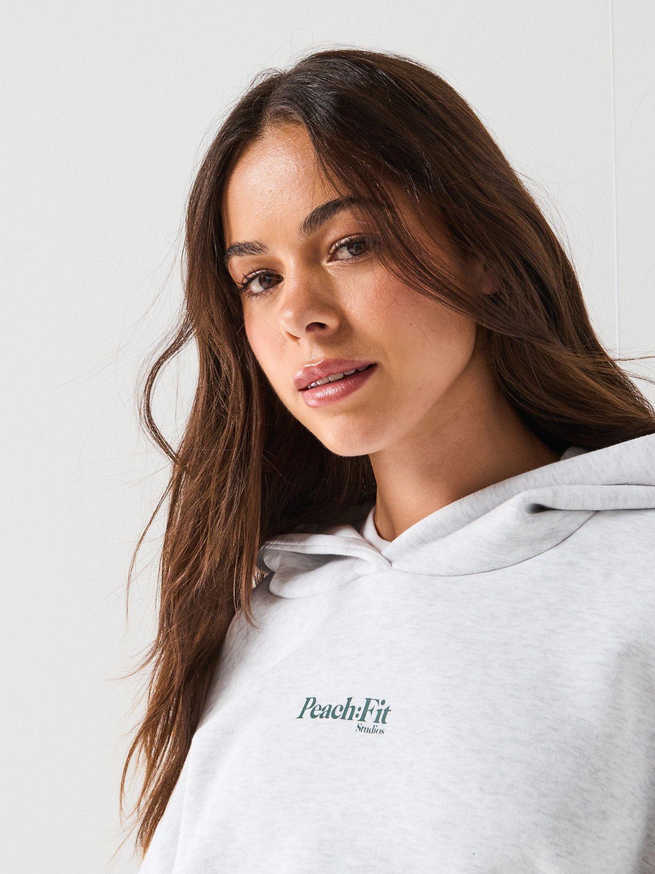 Image 6 of 6 of Peach Fit Womens Kamila Hoodie - Grey