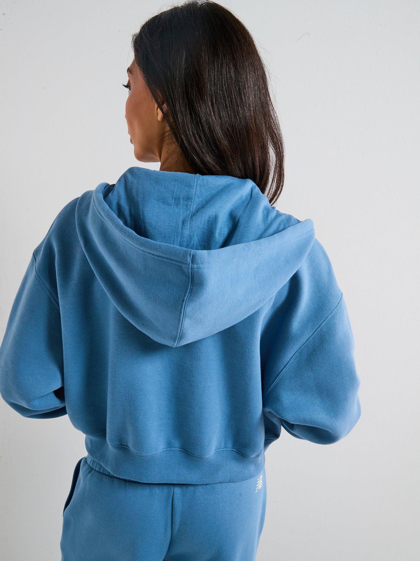  image of new-balance-womens-linear-heritage-fleece-full-zip-hoodie-blue