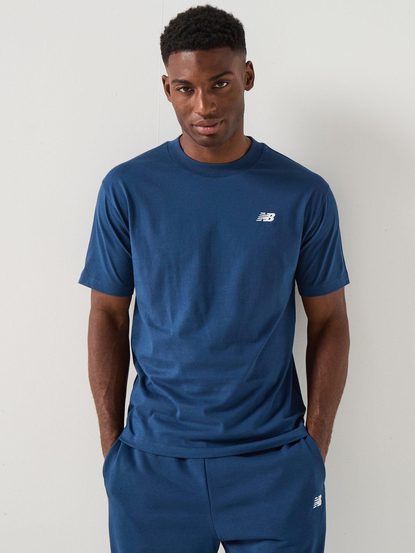 Image 1 of 6 of New Balance Mens Sports Essentials Cotton Tshirt - Navy