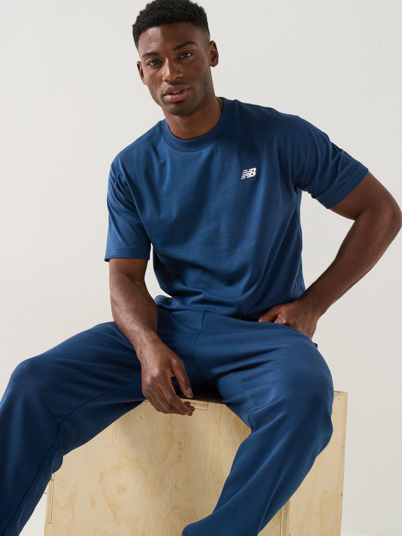 Image 6 of 6 of New Balance Mens Sports Essentials Cotton Tshirt - Navy
