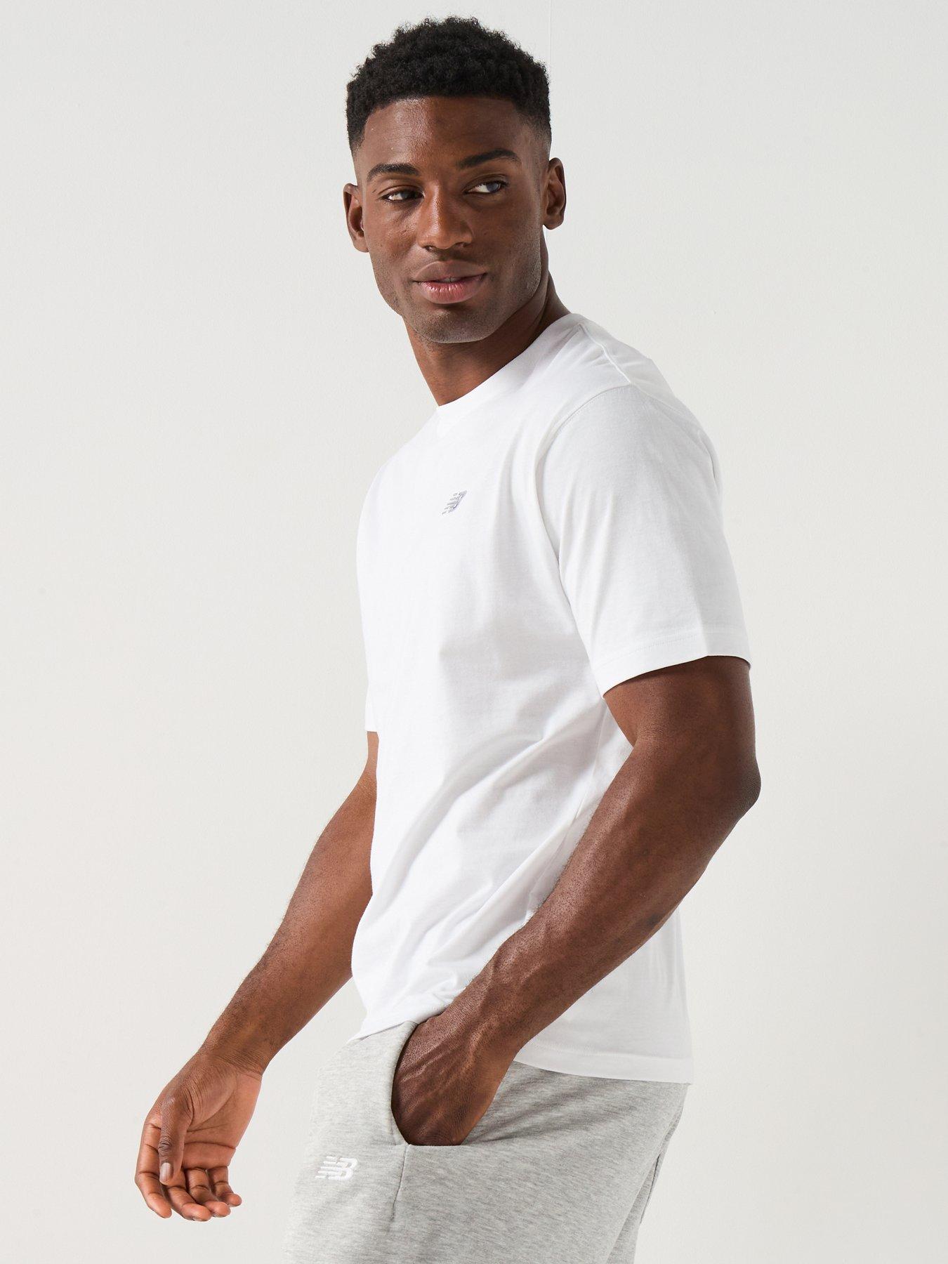  image of new-balance-mens-sports-essential-t-shirt-white