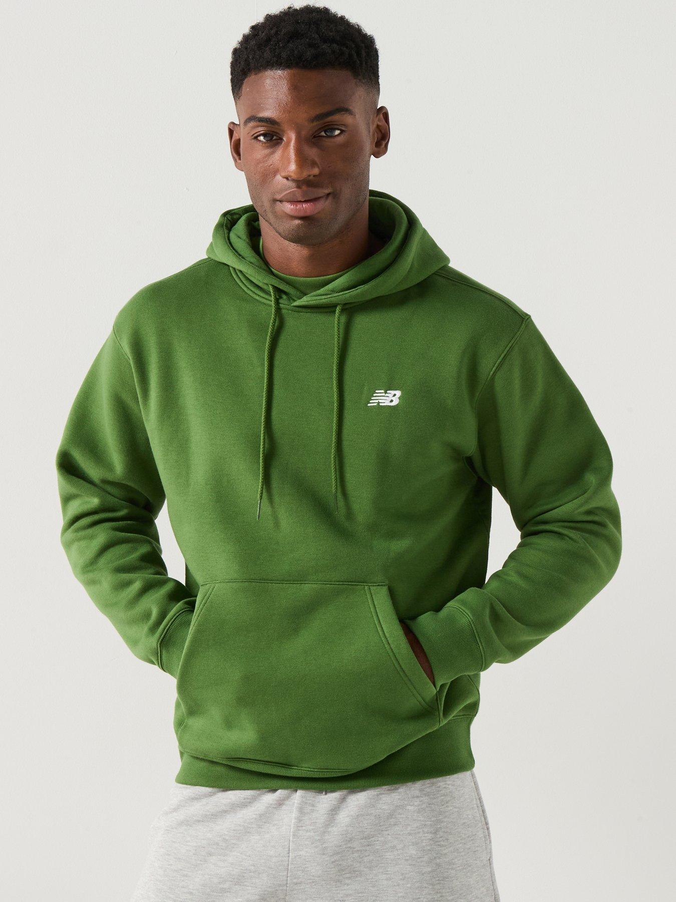 New Balance Mens Sports Essentials Fleece Hoodie - Green
