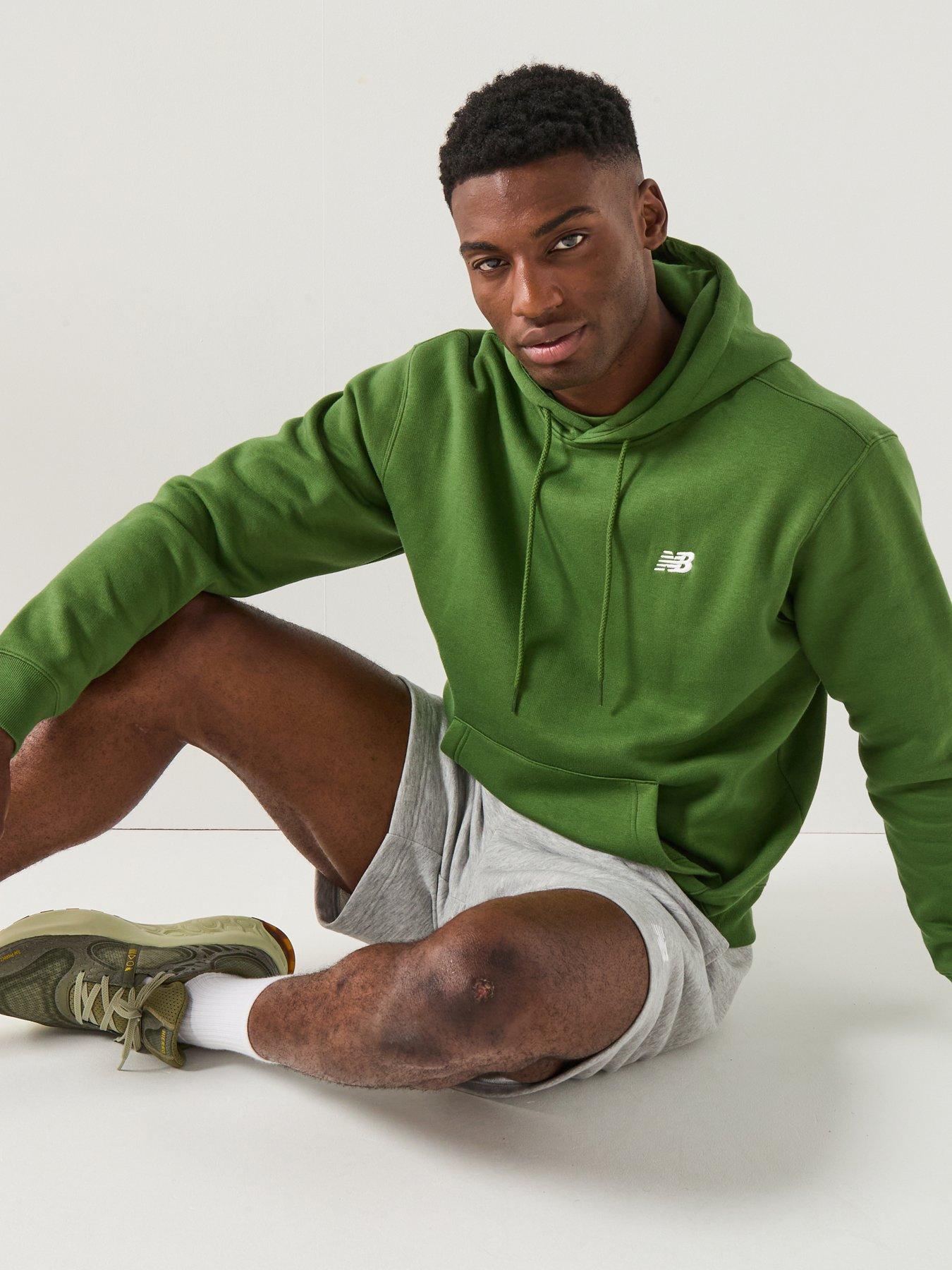  image of new-balance-mens-sports-essentials-fleece-hoodie-green