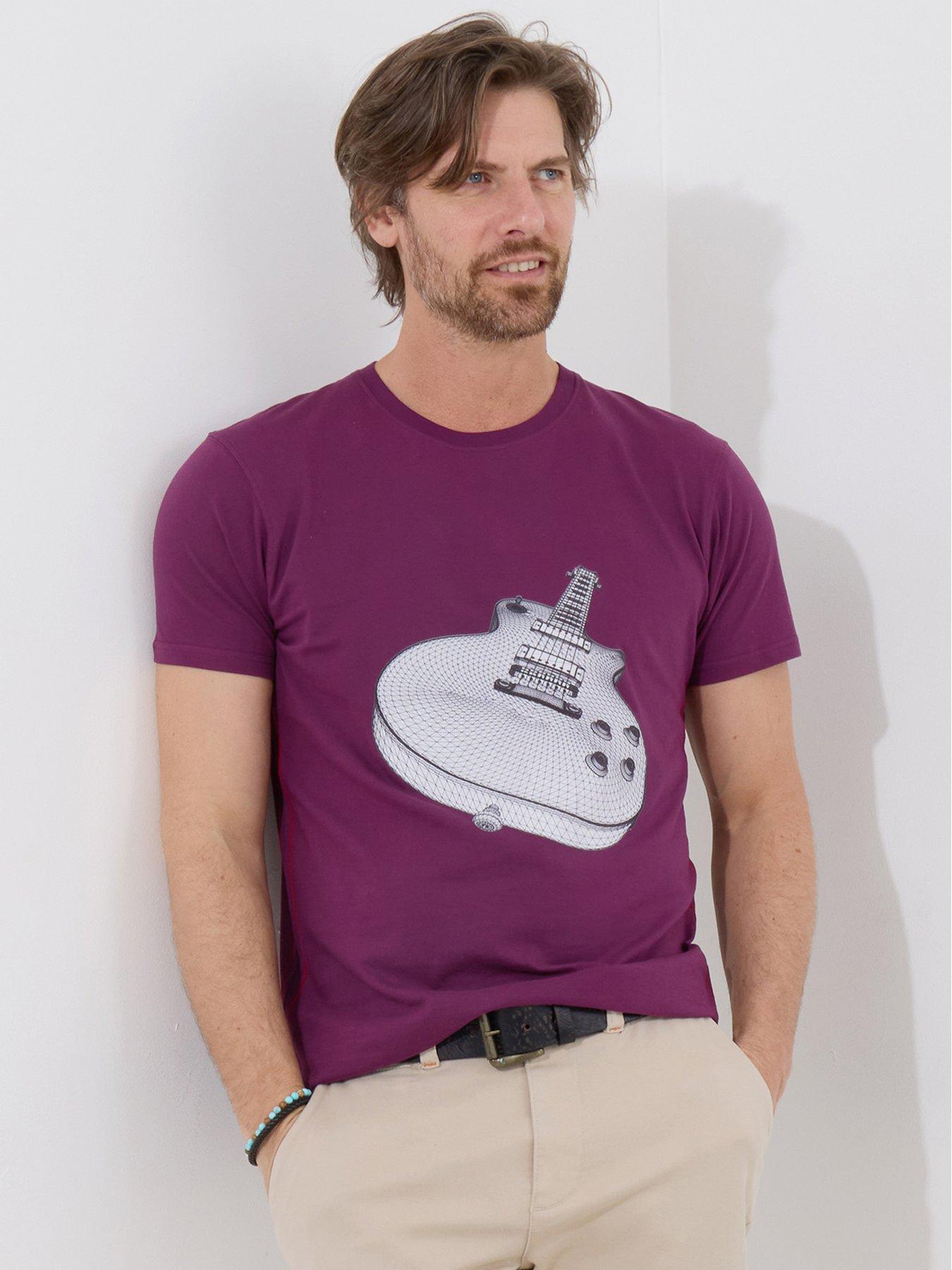 joe-browns-distinctive-sounds-guitar-t-shirt-dark-purple