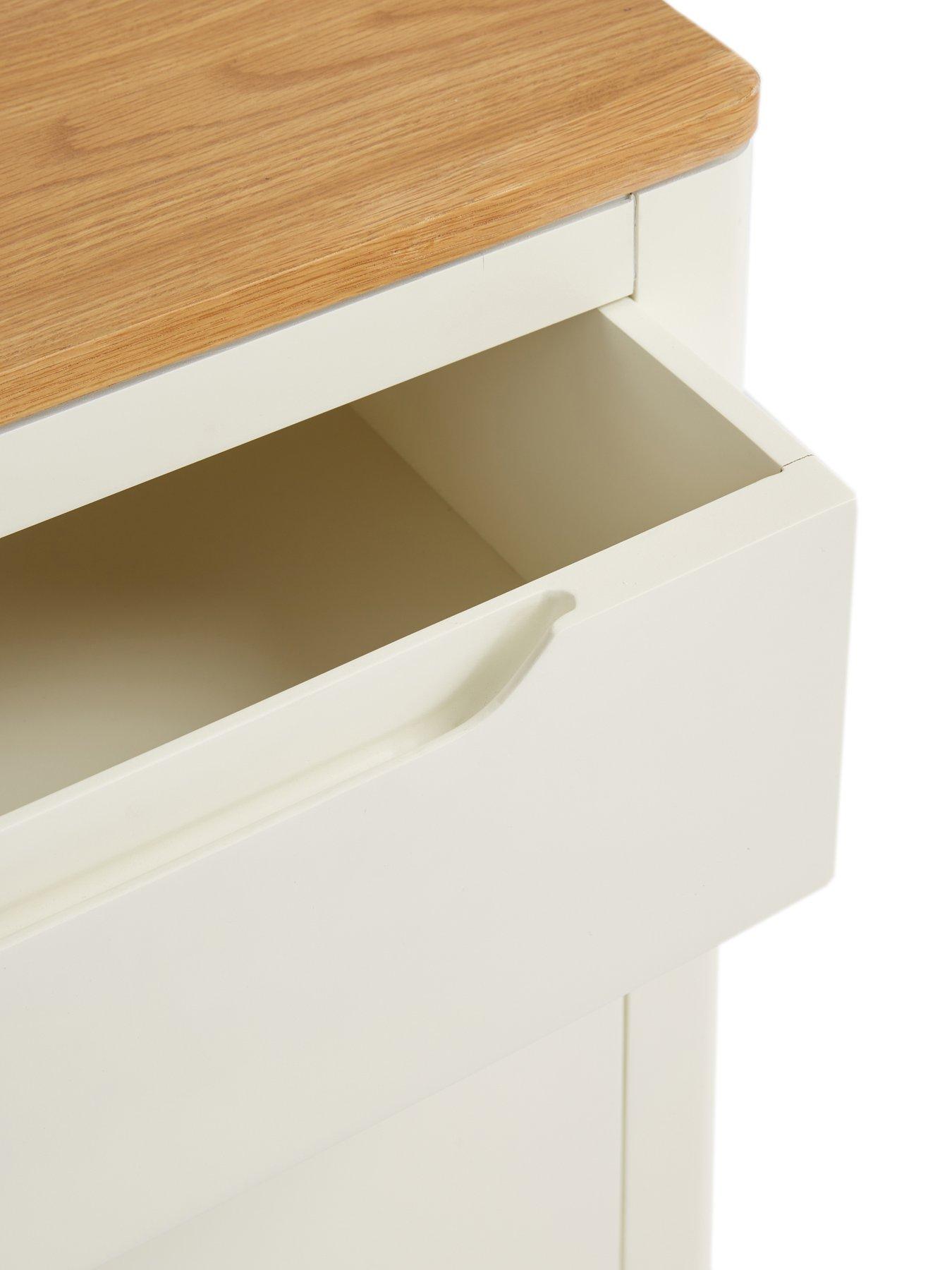 Image 5 of 7 of Very Home Saxon Large Ready Assembled&nbsp;Sideboard - Cream/Oak