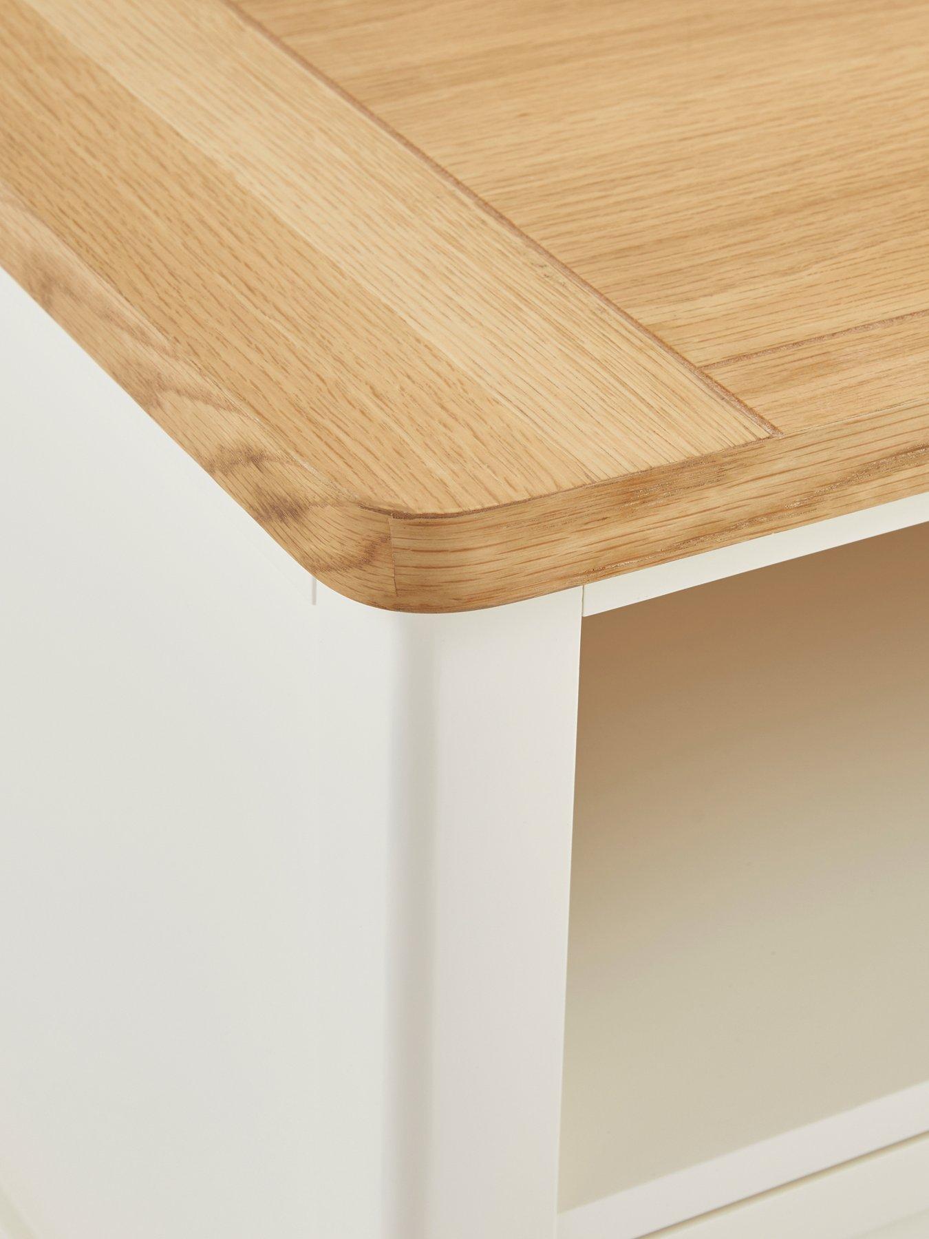 Image 5 of 7 of Very Home Charlton TV Unit fits&nbsp;up To 65" TV&nbsp;in Ivory/Oak&nbsp;- FSC&reg; Certified