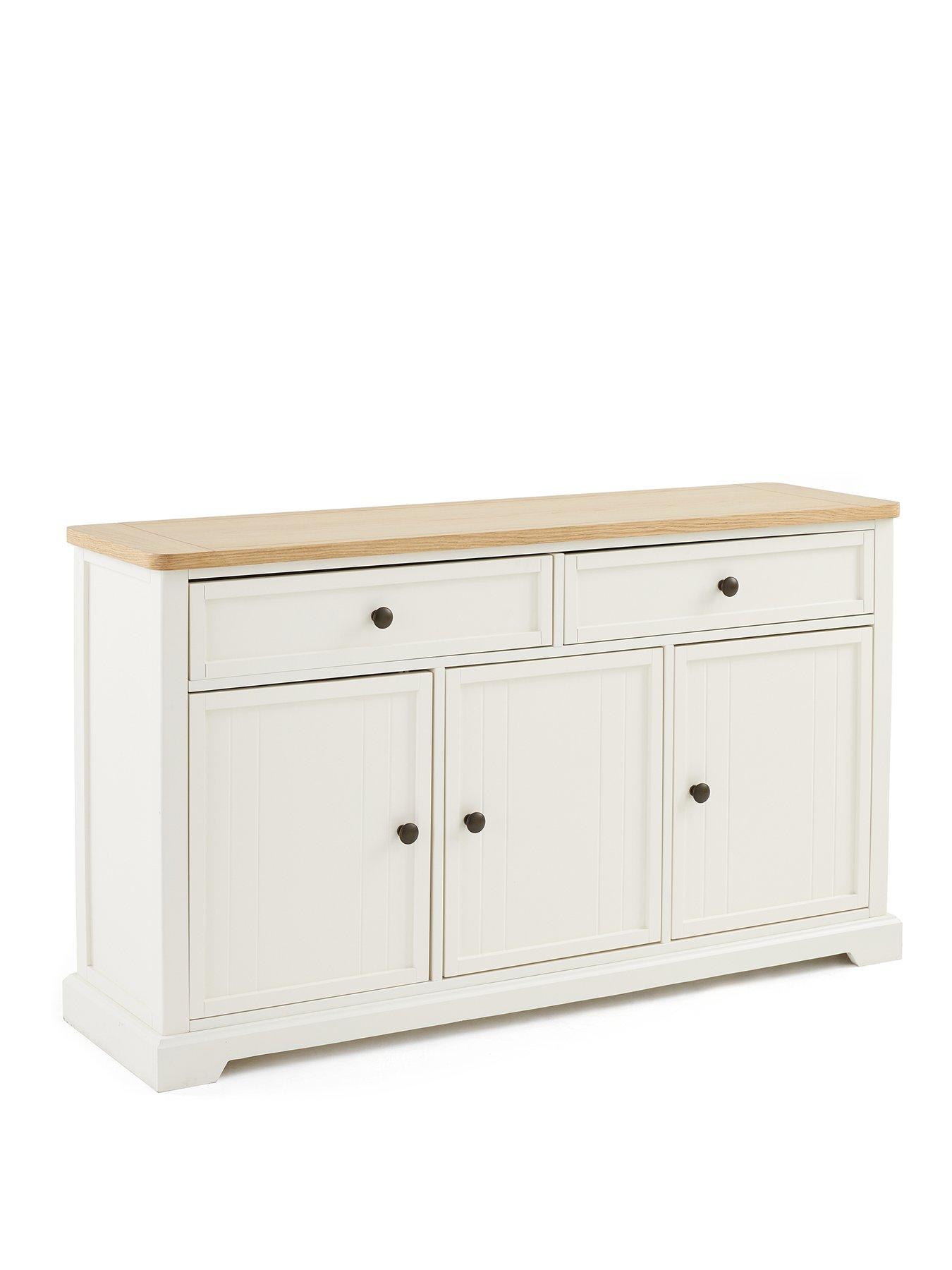 Image 3 of 7 of Very Home Charlton Sideboard - Ivory/Oak - FSC&reg; Certified
