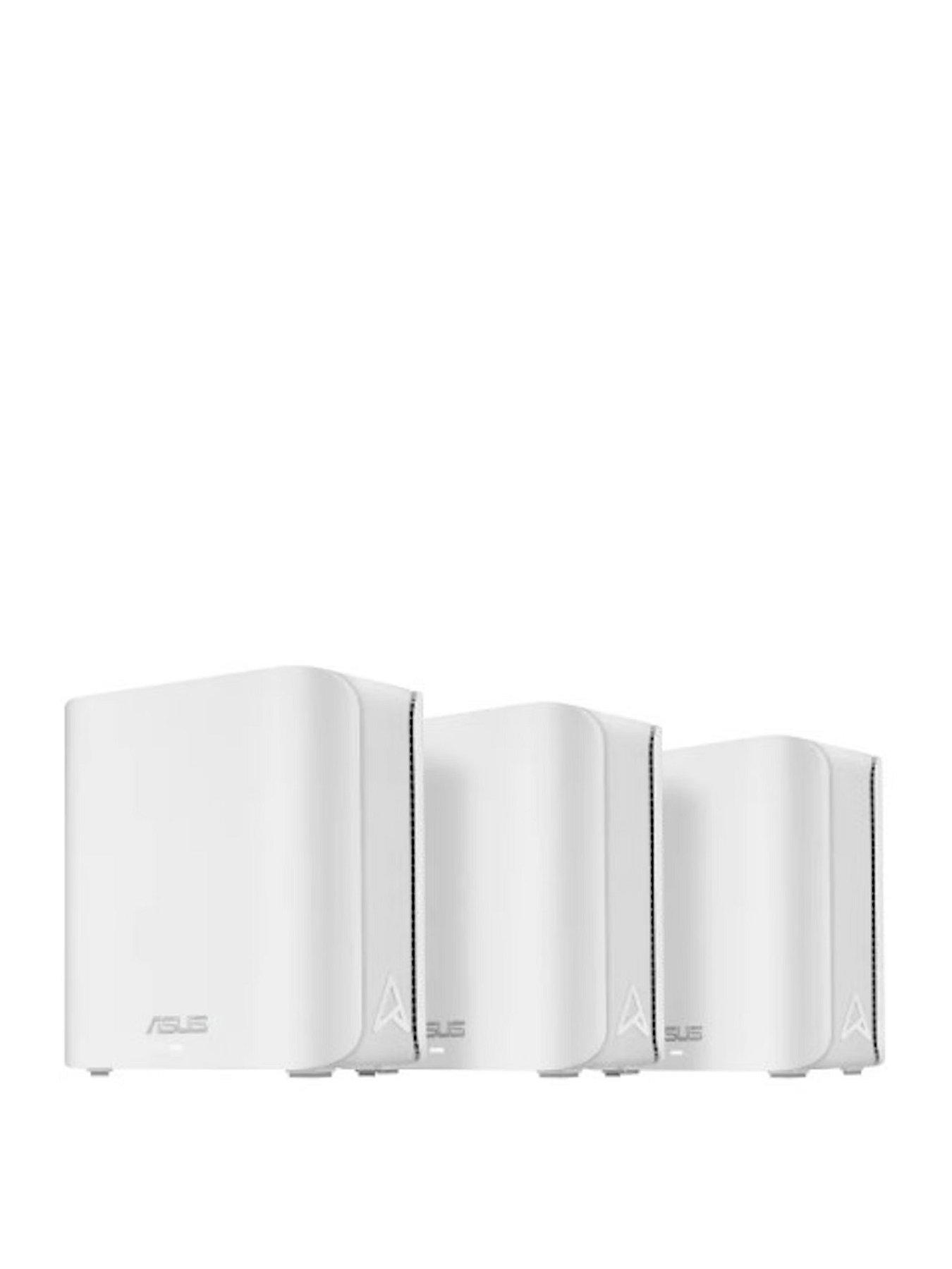 Image 1 of 5 of Asus ZenWiFi BD4 AiMesh Extendable Router - WiFi 7 - BE3600 - 3 Pack - White