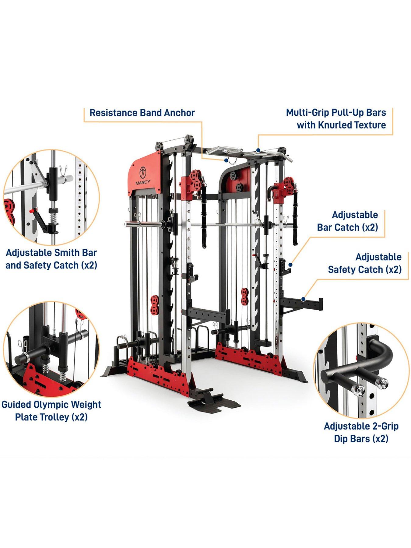 Marcy SM-7553 Deluxe Smith Machine and Home Multi Gym | Littlewoods