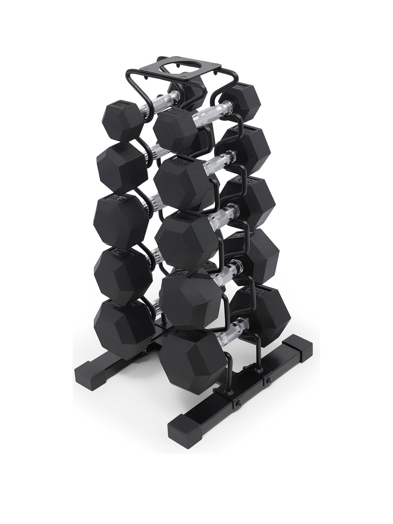 Marcy DBR-150 Dumbell Set & Rack | Littlewoods
