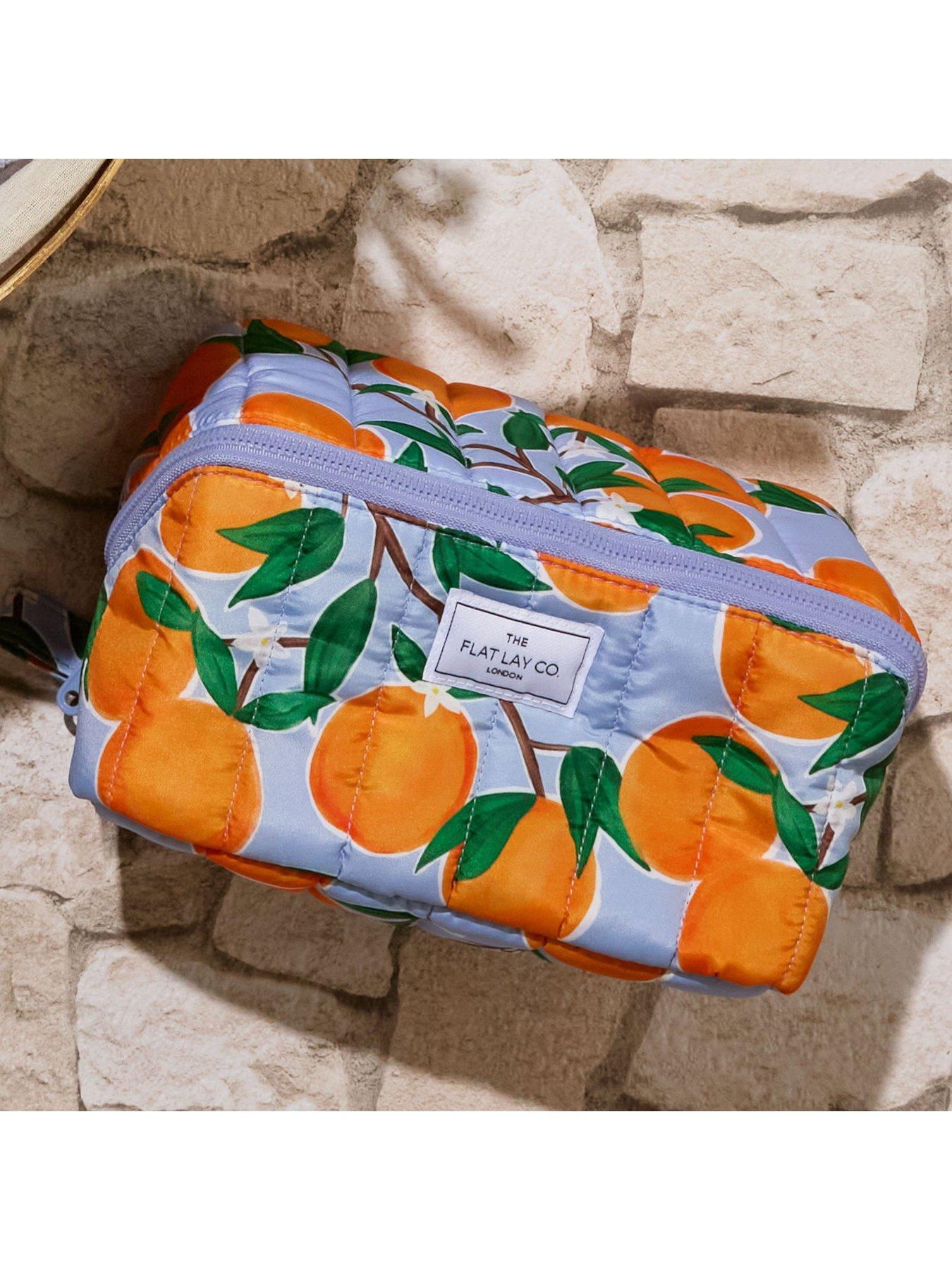  image of the-flat-lay-co-marshmallow-flat-lay-makeup-box-bag-mediterranean-oranges