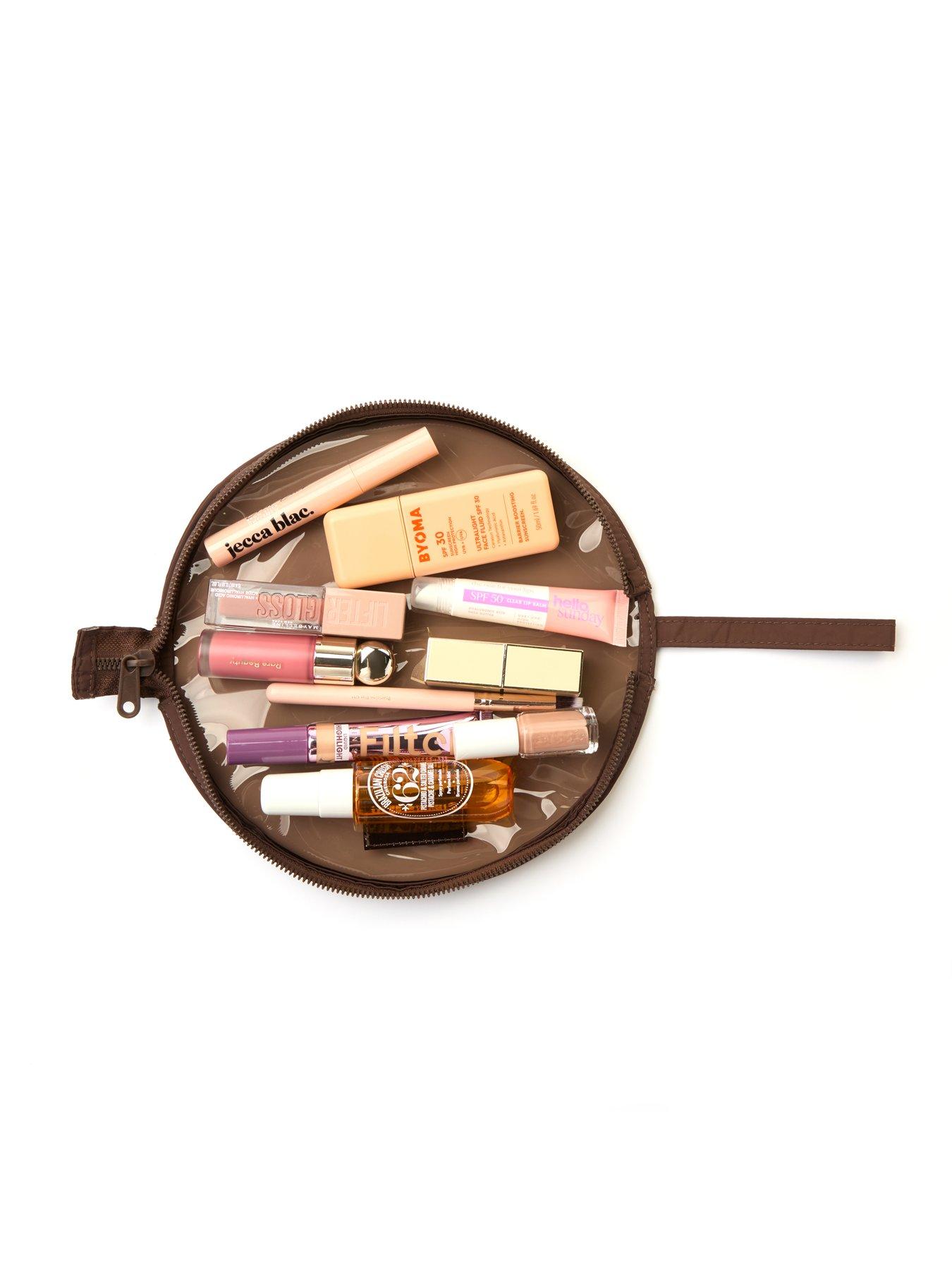  image of the-flat-lay-co-lunar-flat-lay-makeup-pouch-espresso