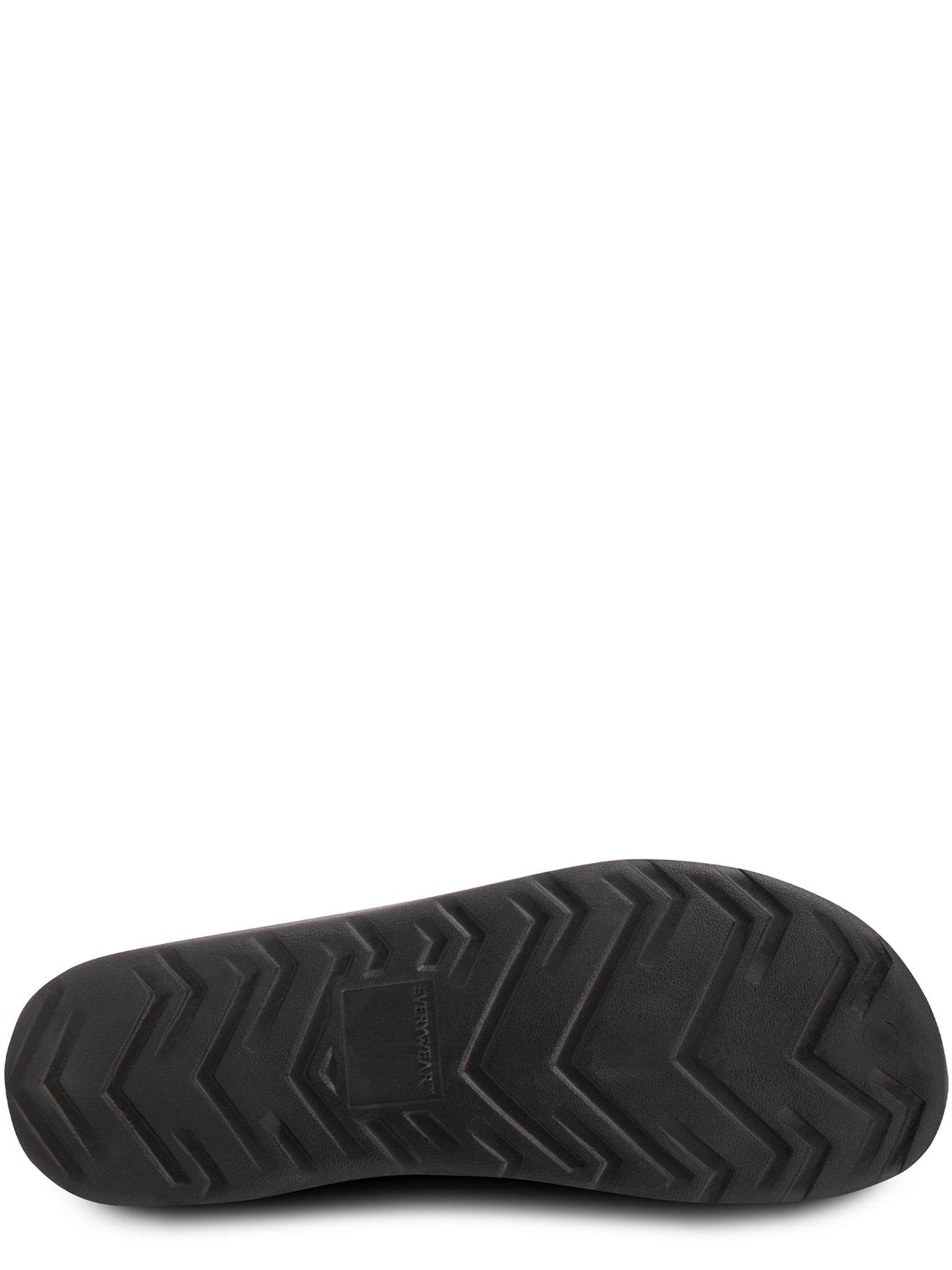  image of totes-totes-solbounce-sling-back-clog-sandals-black