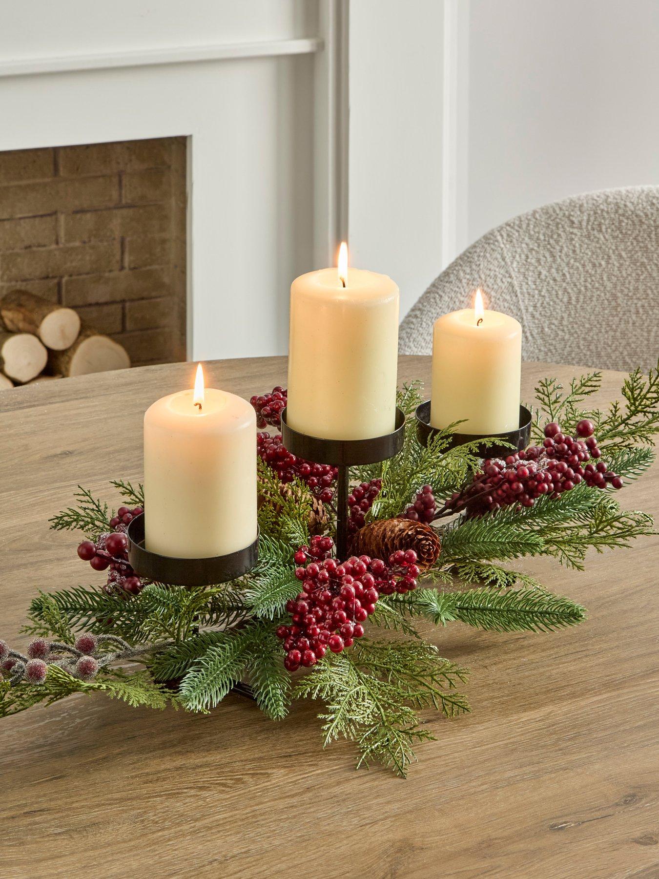 undefined Foliage And Berries Table Centre Christmas Decoration