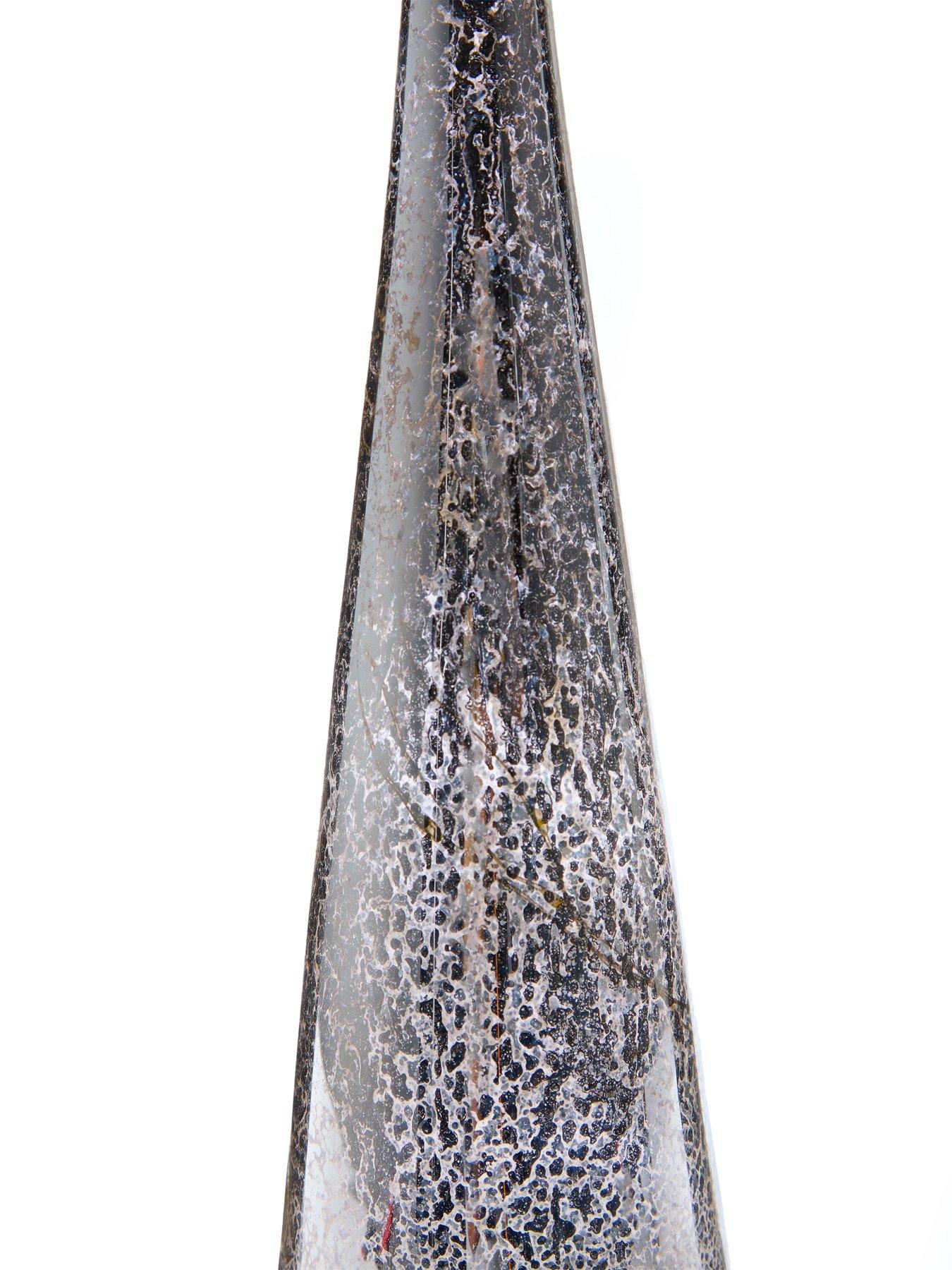 Image 4 of 4 of Very Home Tapered Mercury Glass Pre Lit Christmas&nbsp;Tree Ornament