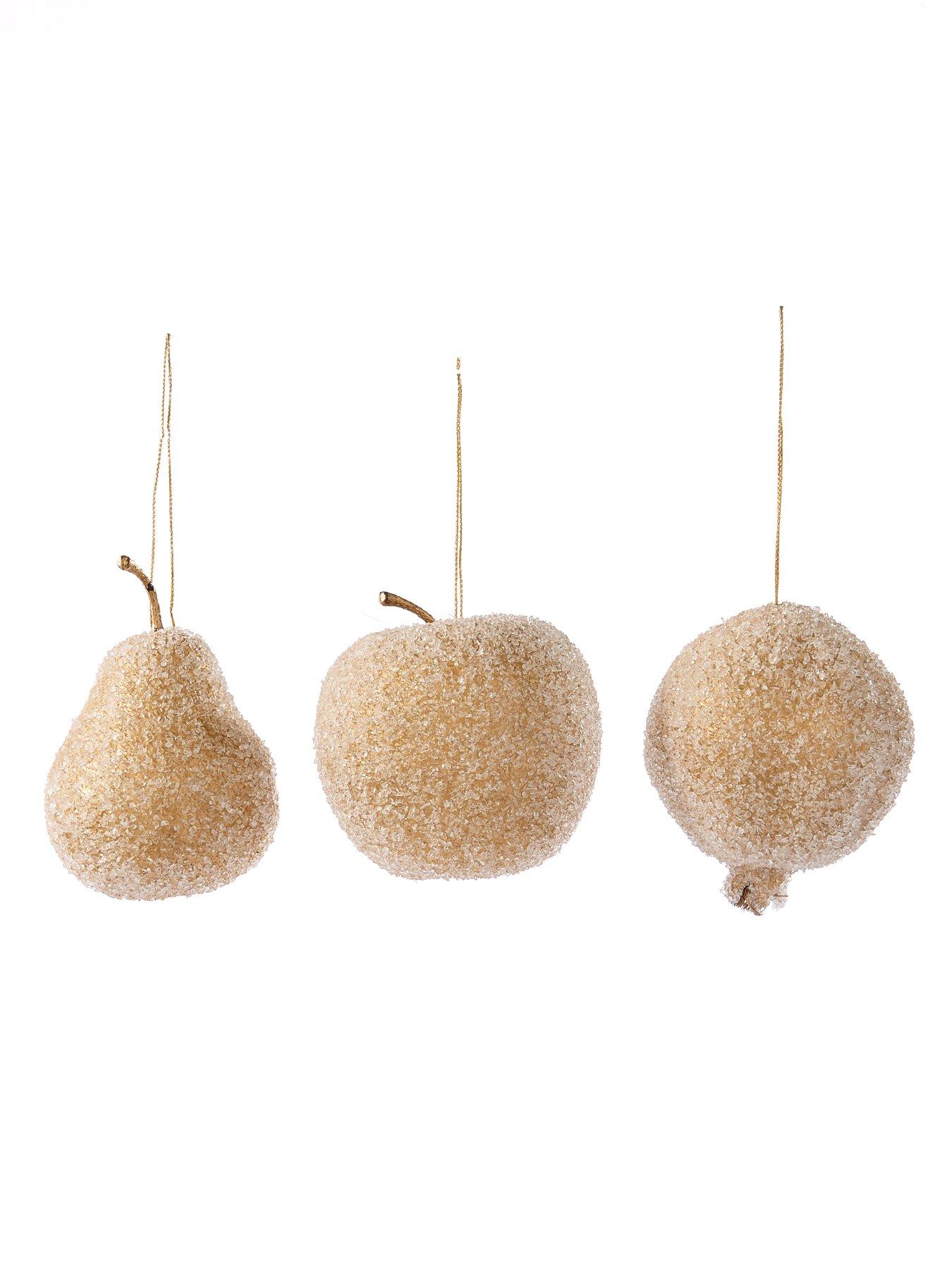 Image 3 of 3 of Very Home Set of&nbsp;8 Fruit Christmas&nbsp;Tree Decorations