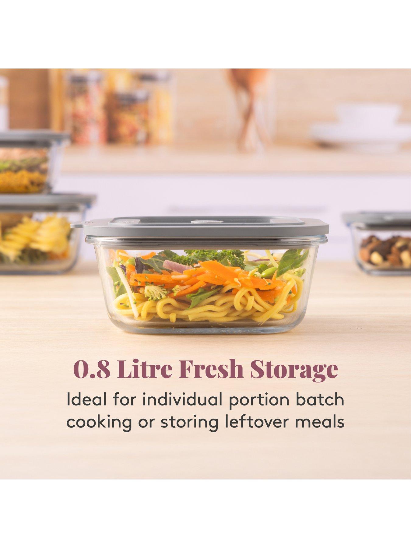 Image 4 of 5 of KILNER Fresh Storage Set of 2 Containers -&nbsp;0.8l