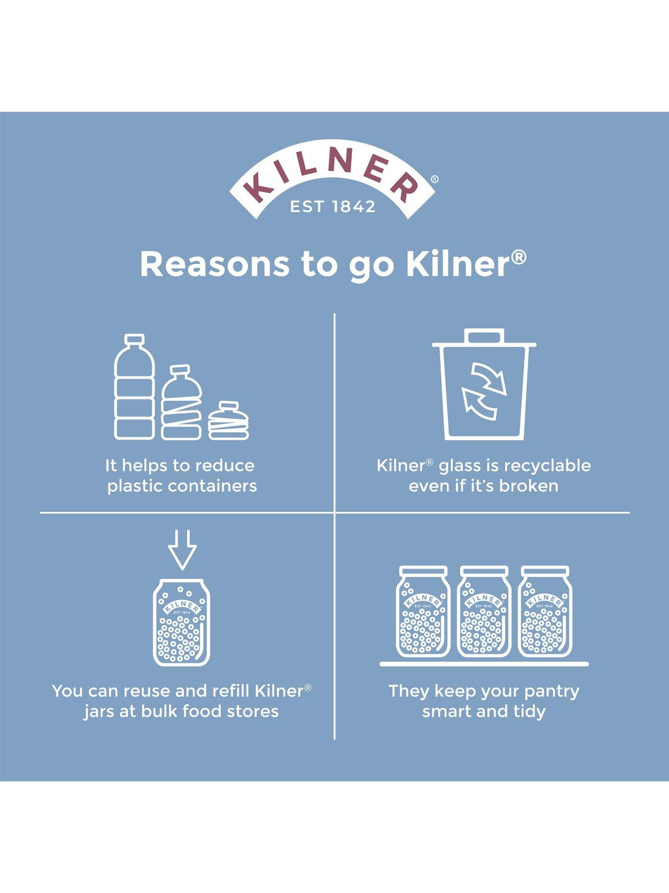  image of kilner-set-of-2-clip-top-square-jars-2l